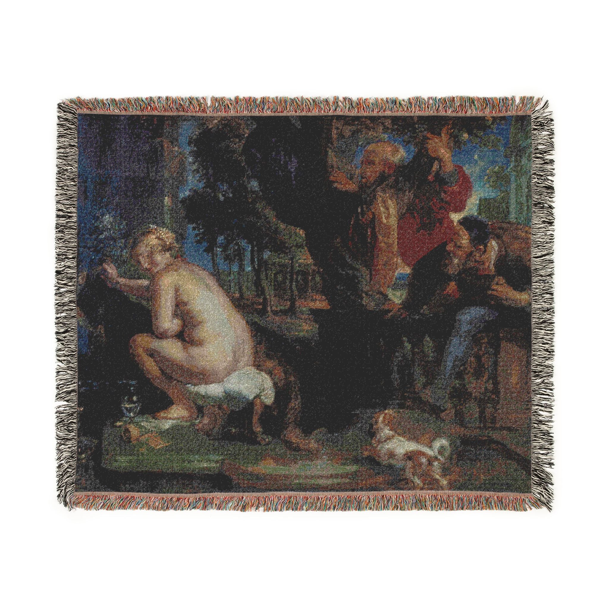 Susanna and the Elders - Peter Paul Rubens | Woven Tapestry Blanket