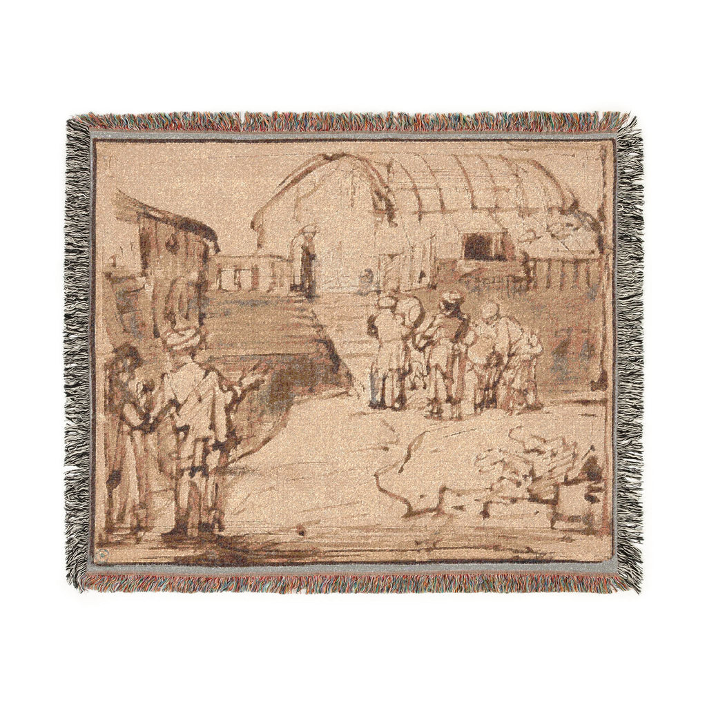 Rembrandt van Rijn - Noah's Ark | Woven Tapestry Blanket