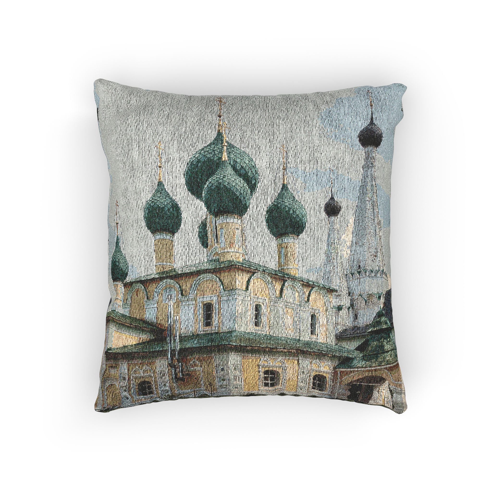 Church of the Beheading of Saint John the Baptist Alekseyevsky Monastery Uglich 2023-07-22 7459 | Woven Pillow