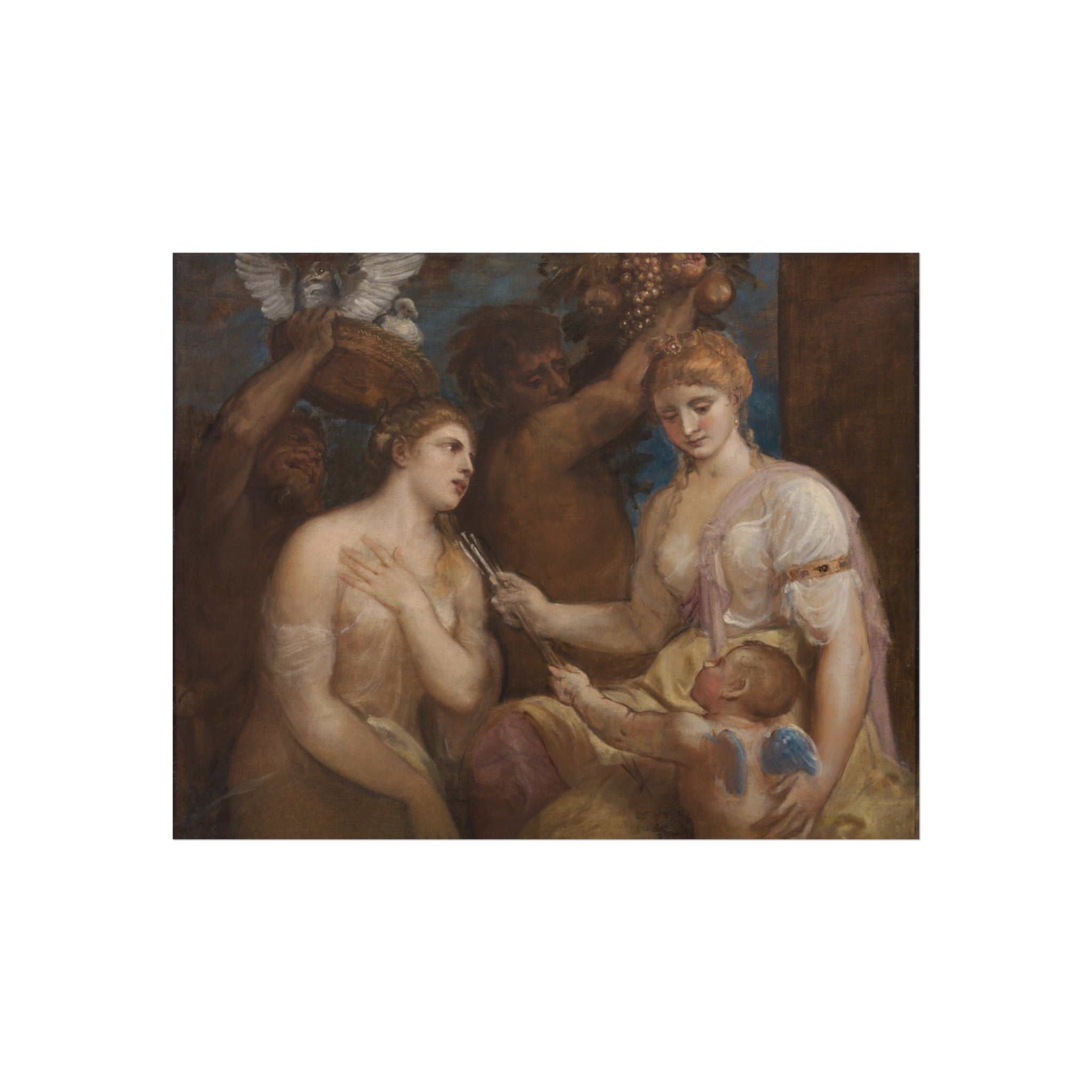 Imitator of Titian - Allegory of Venus and Cupid | Fine Art Poster