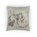 Giovanni Battista Tiepolo - The Astrologer and the Young Soldier, from Capricci | Woven Pillow