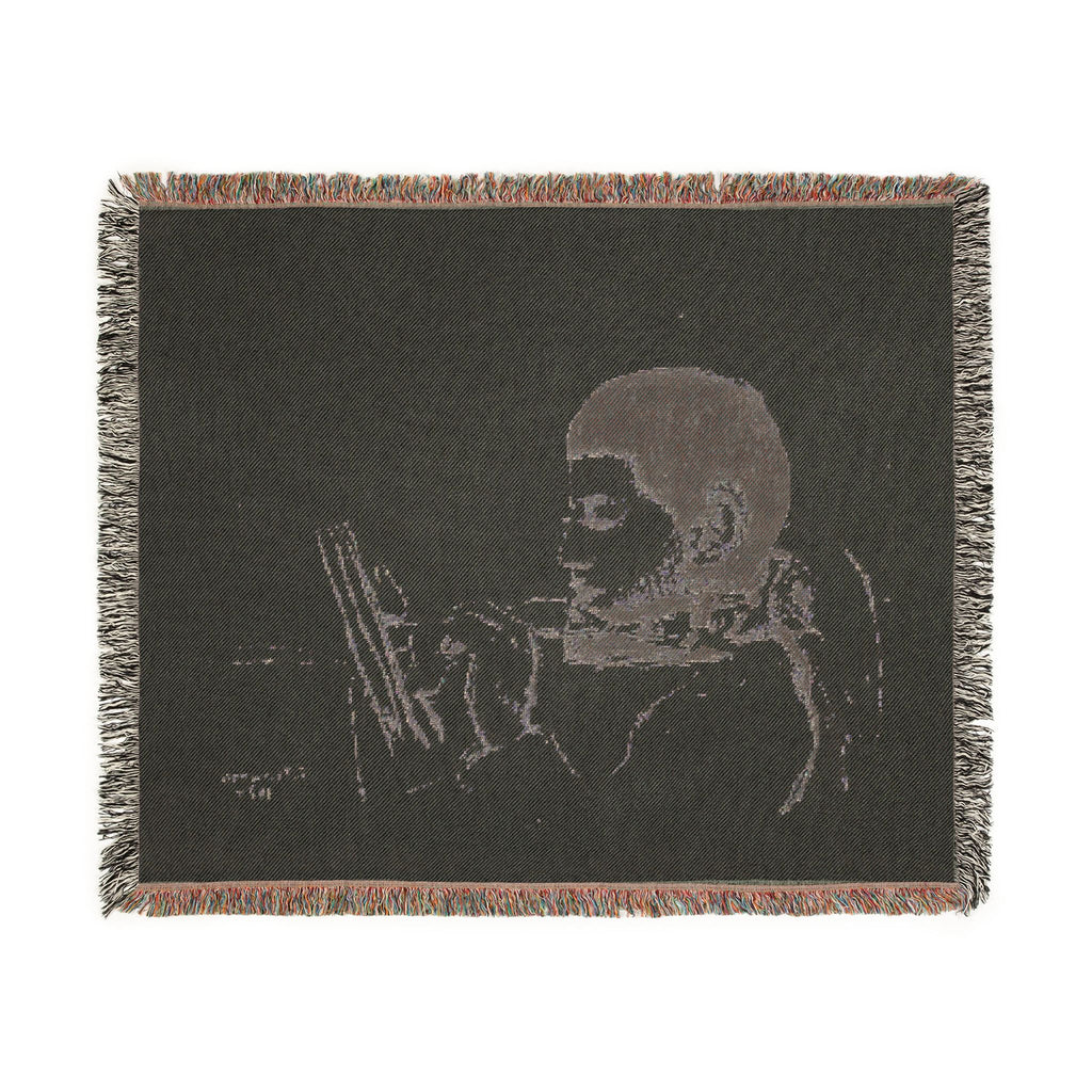 Camille Pissarro - Portrait Lucien Pissarro | Woven Tapestry Blanket