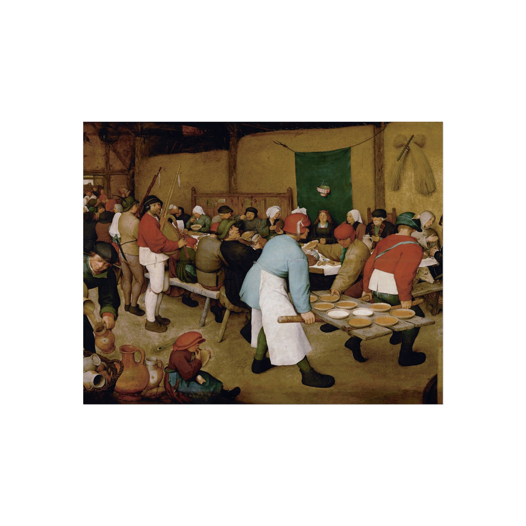 Pieter Bruegel the Elder - Peasant Wedding - Google Art Project 2 | Fine Art Poster
