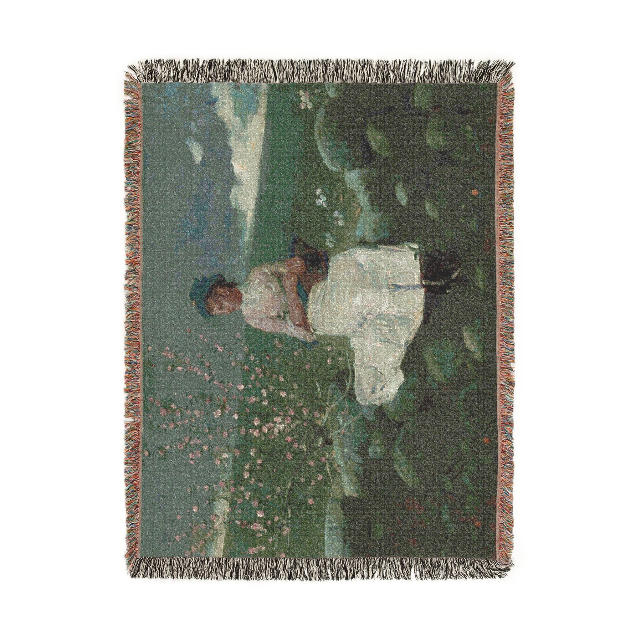 Winslow Homer - Peach Blossoms | Woven Tapestry Blanket
