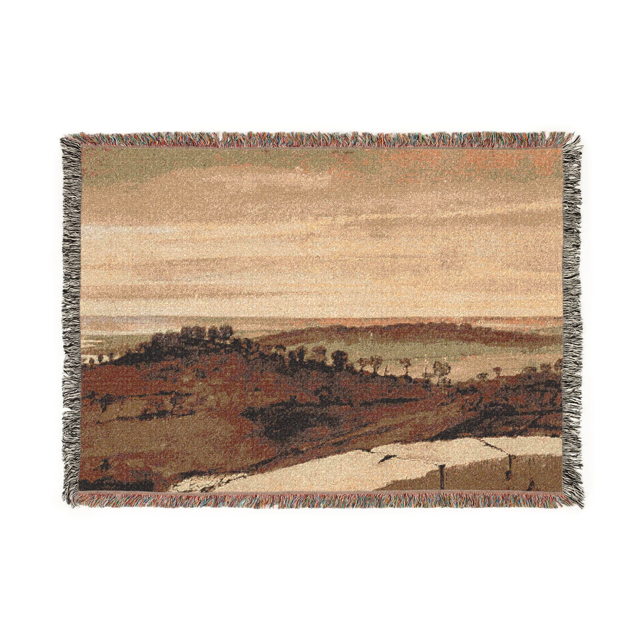 Claude Lorrain - Panorama from the Sasso | Woven Tapestry Blanket
