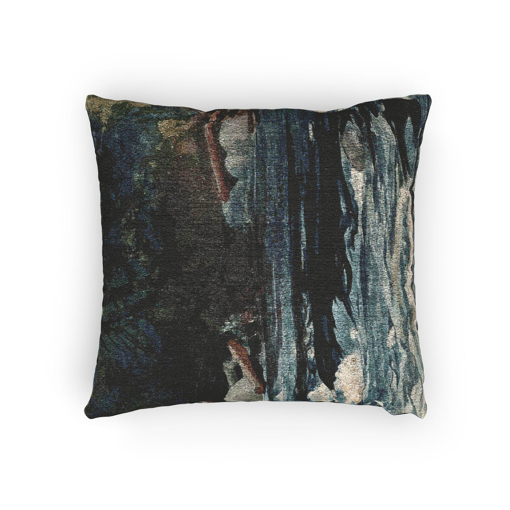 Winslow Homer - The Rapids, Hudson River, Adirondacks | Woven Pillow
