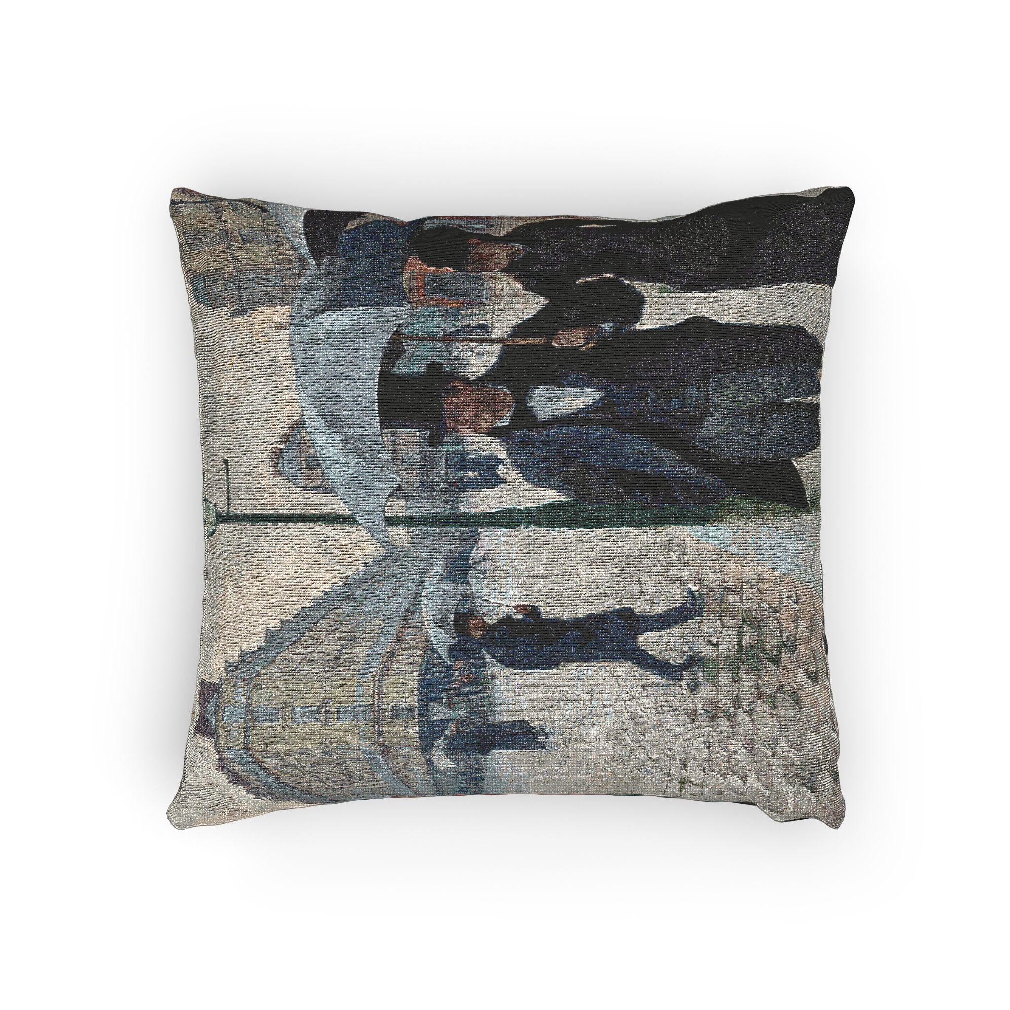 Gustave Caillebotte - Paris Street; Rainy Day | Woven Pillow