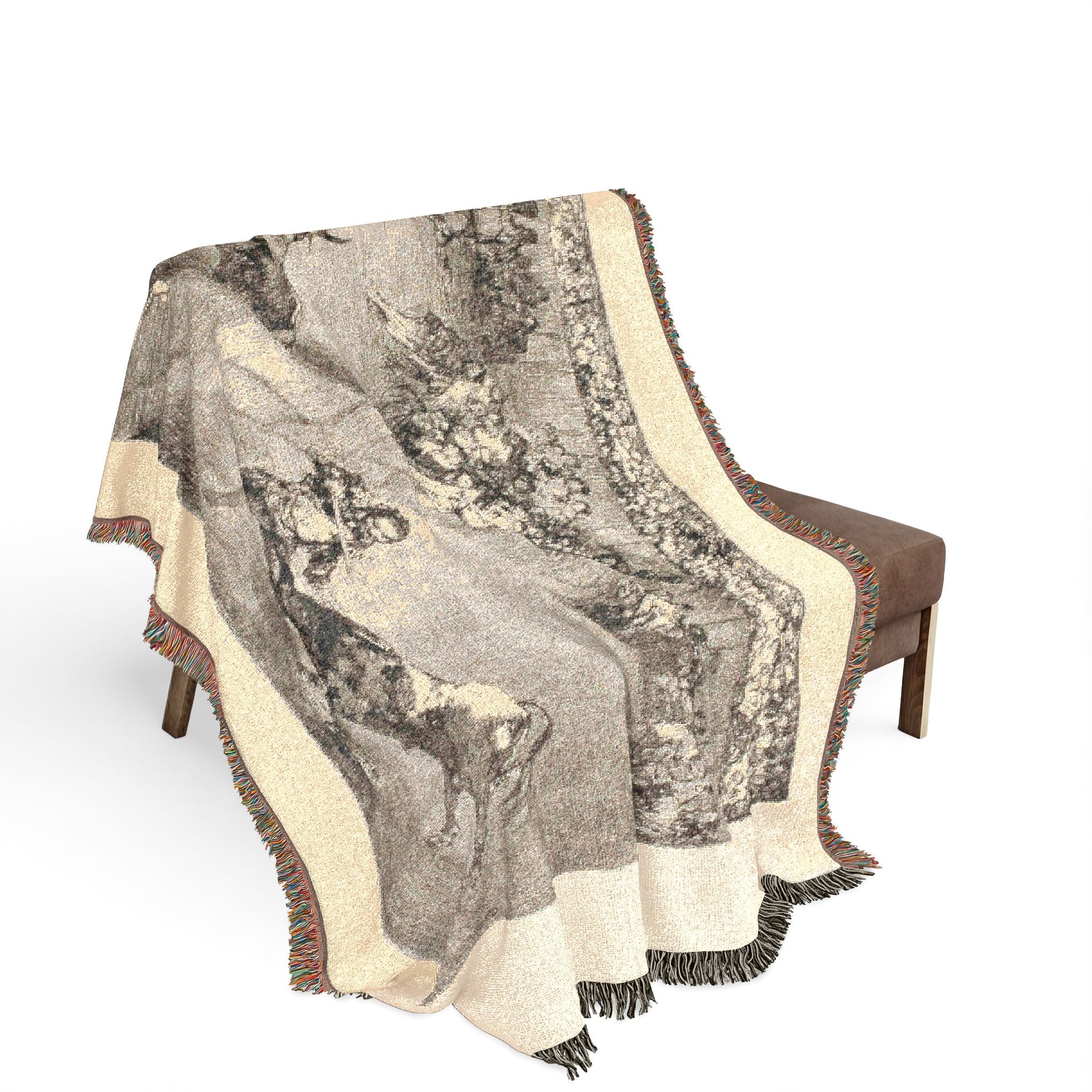 Francisco José de Goya y Lucientes - Bullfight in a divided ring, from The Bulls of Bordeaux | Woven Tapestry Blanket