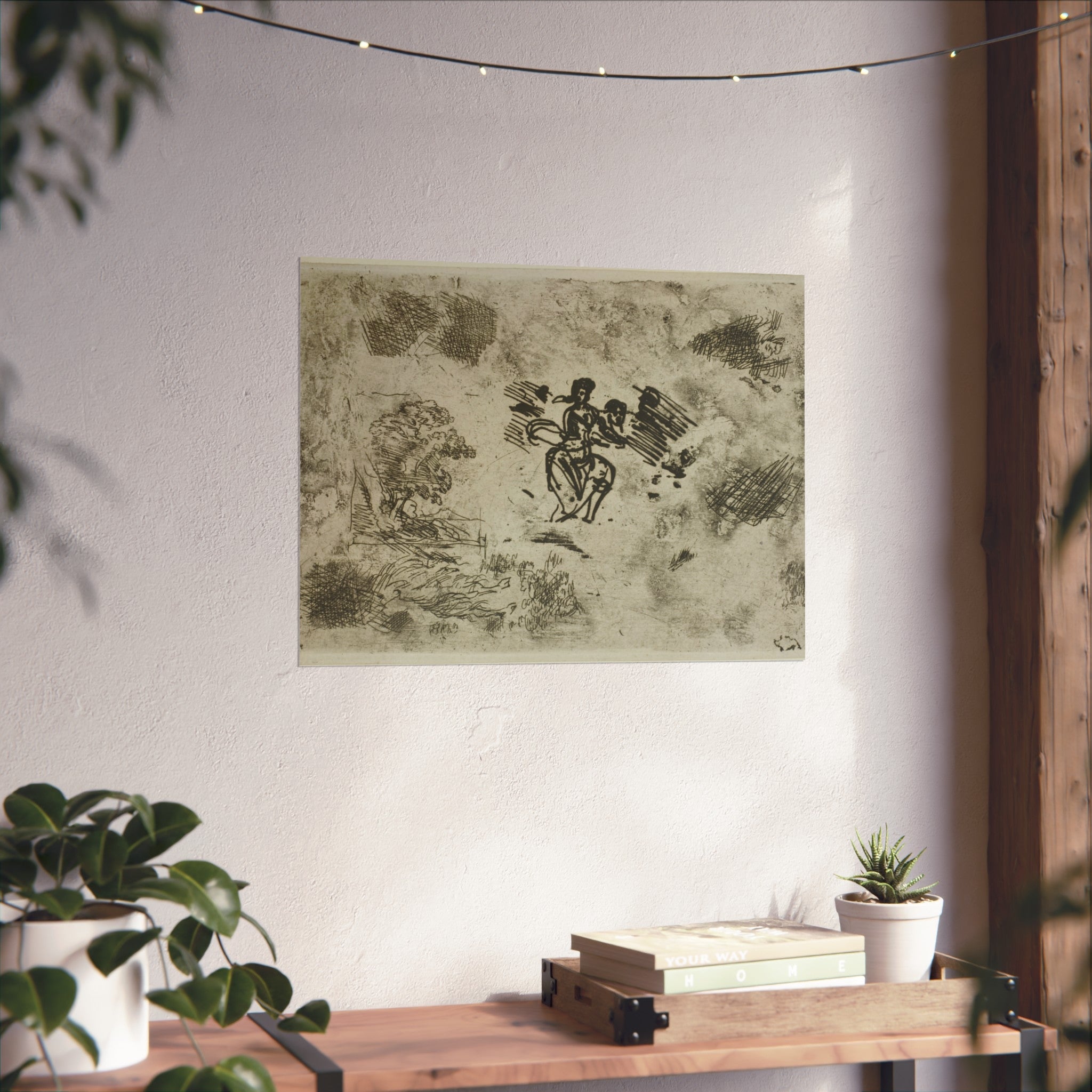 Claude Lorrain - Seated Woman and Other Sketches | Fine Art Poster