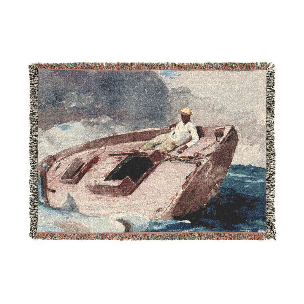 Winslow Homer - The Gulf Stream | Woven Tapestry Blanket