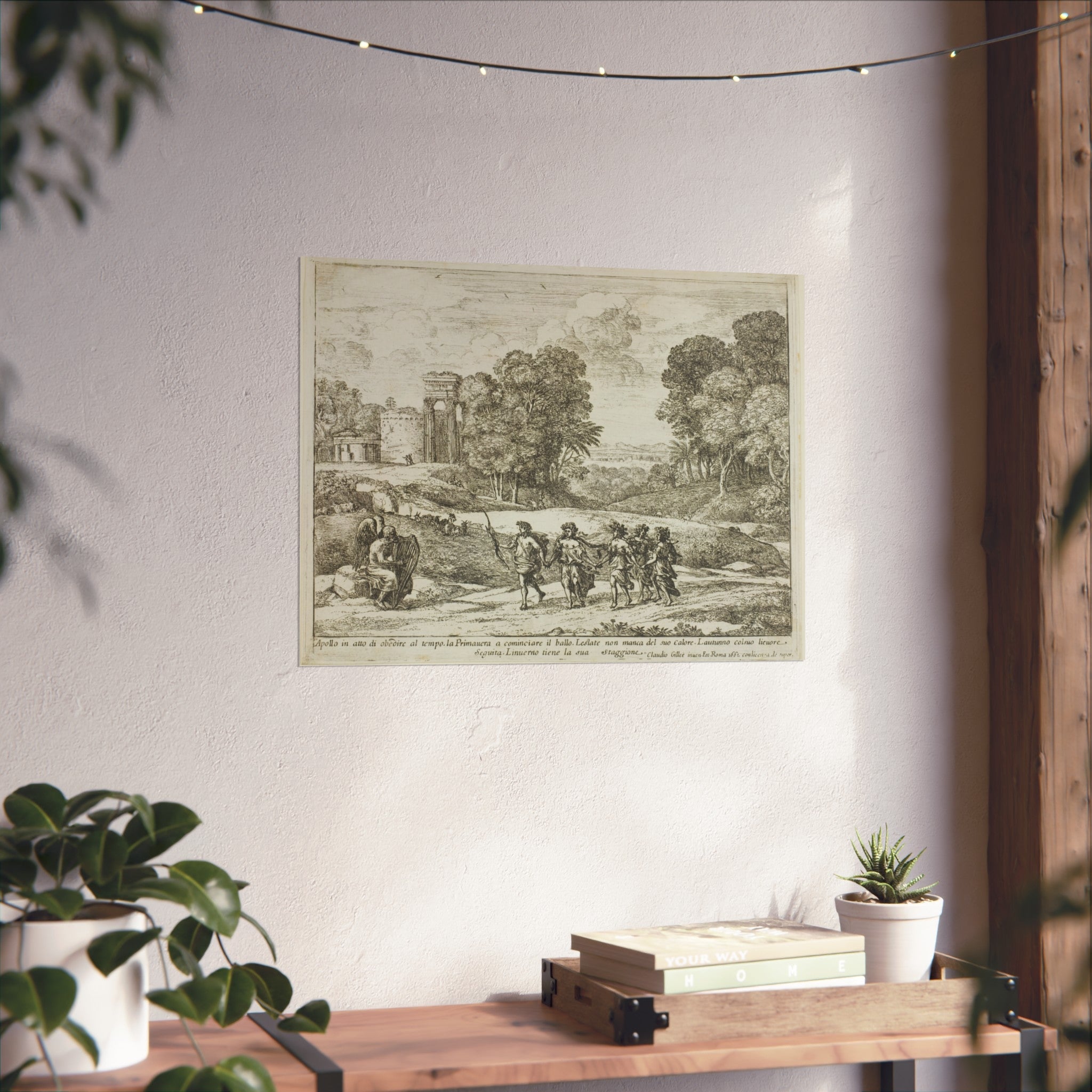 Claude Lorrain - Time, Apollo and the Seasons | Fine Art Poster