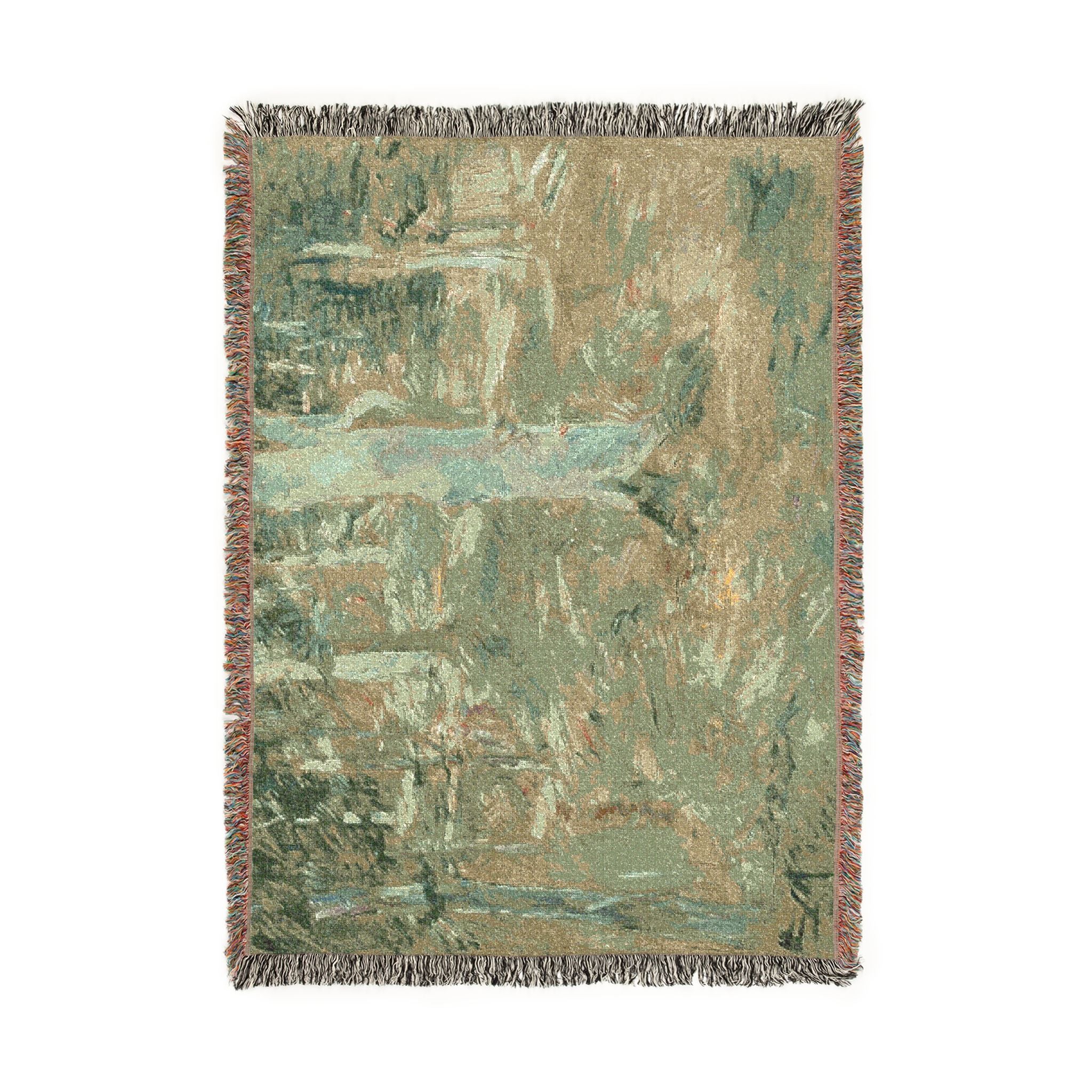 Berthe Morisot - Forêt de Compiègne | Woven Tapestry Blanket