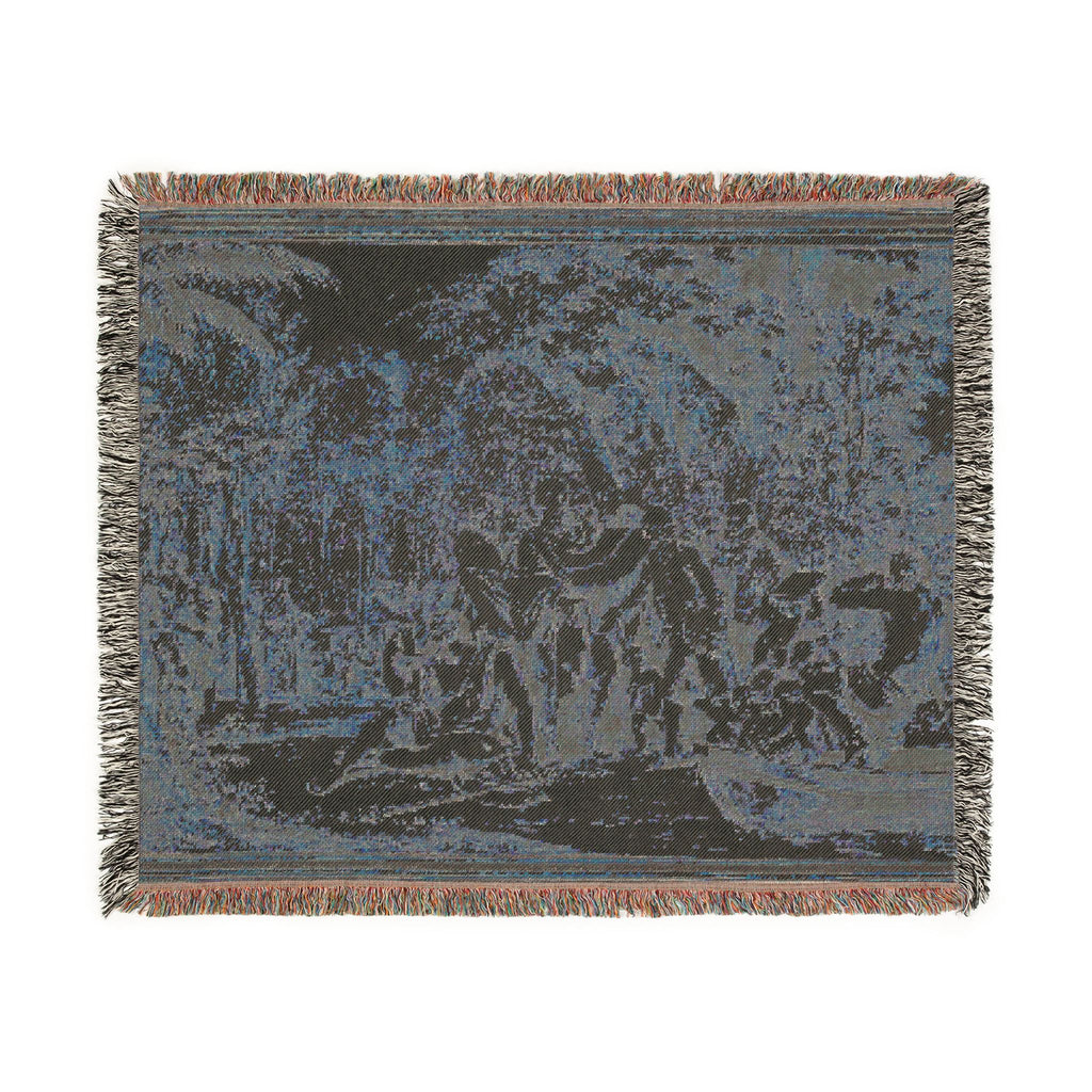 Jean Michel Moreau - The Arrival of Jean-Jacques Rousseau to the Champs-Élysées | Woven Tapestry Blanket