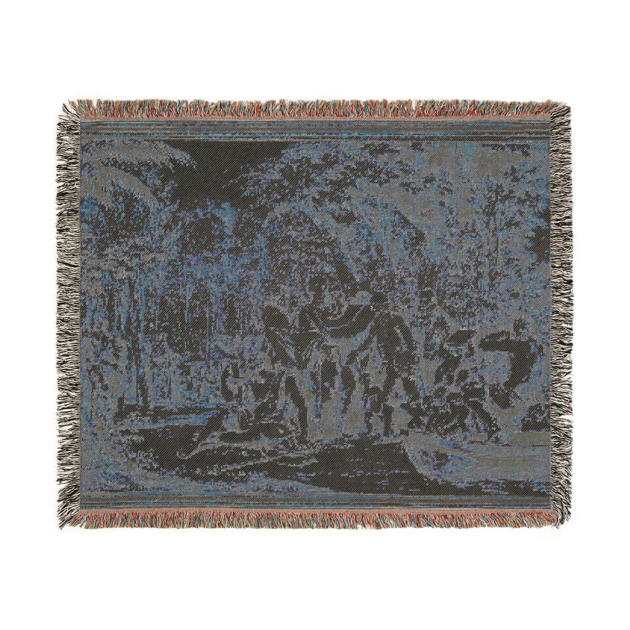 Jean Michel Moreau - The Arrival of Jean-Jacques Rousseau to the Champs-Élysées | Woven Tapestry Blanket