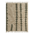 Sage Green Tribal Moroccan Shag Rug