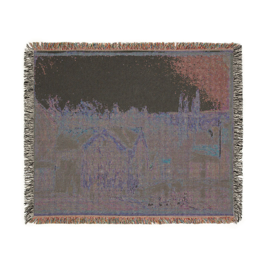 Alfred Sisley - A Corner of Moret-sur-Loing | Woven Tapestry Blanket