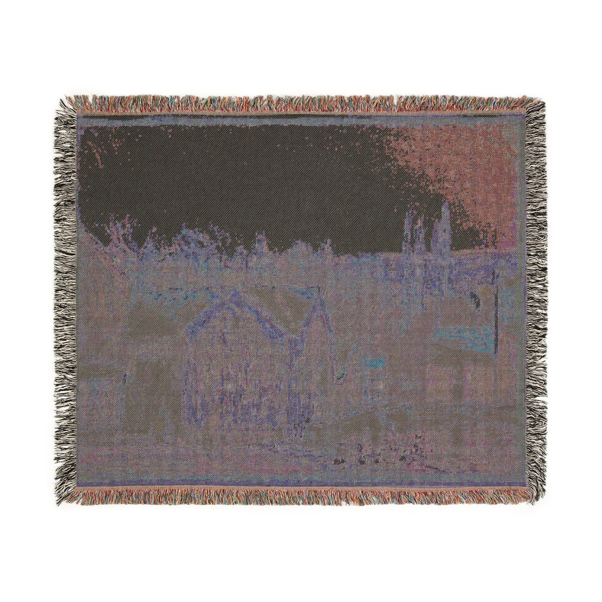 Alfred Sisley - A Corner of Moret-sur-Loing | Woven Tapestry Blanket