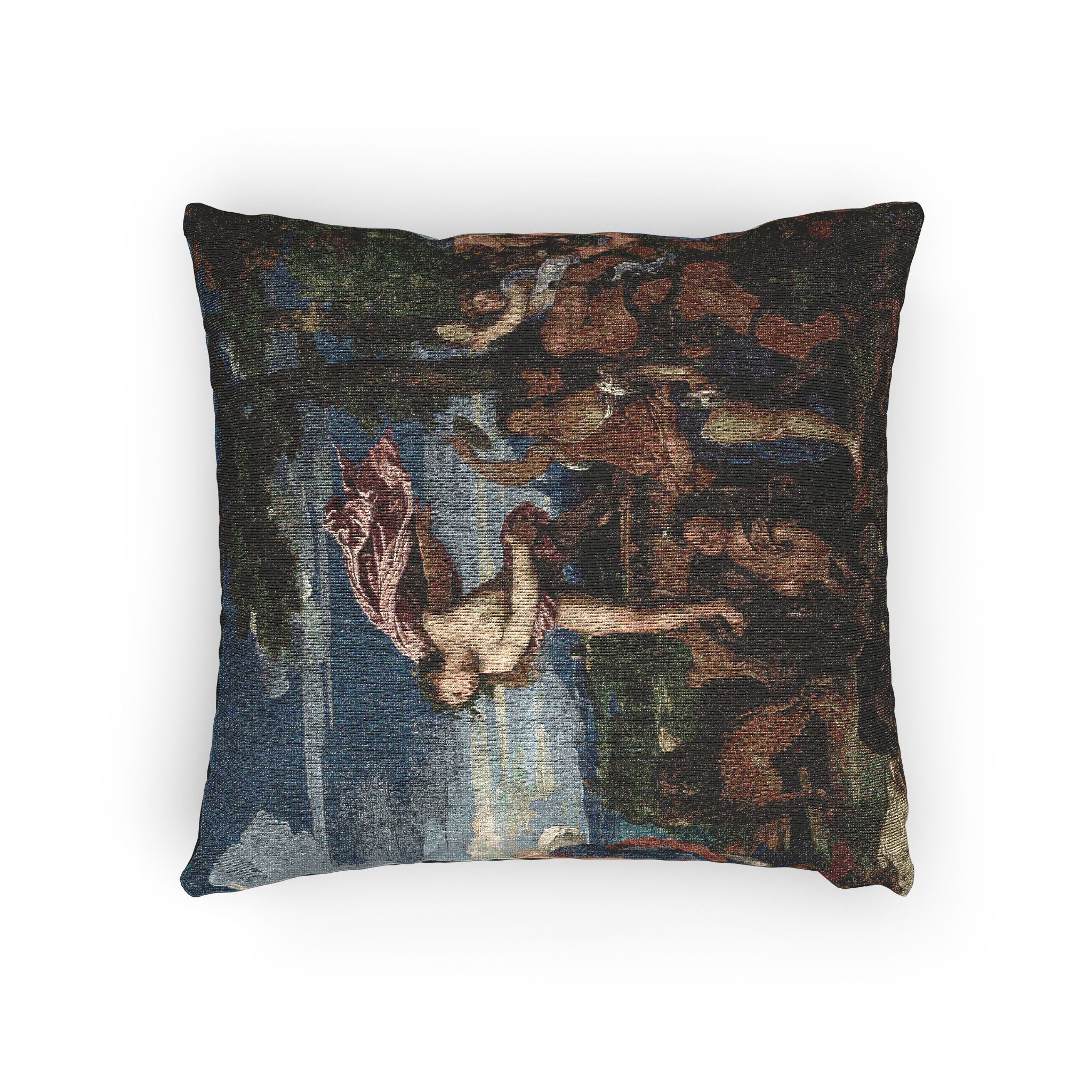 Titian Bacchus and Ariadne | Woven Pillow