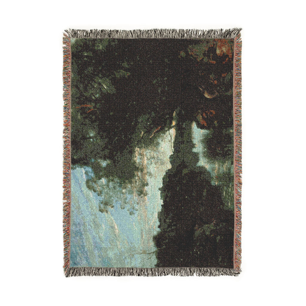 Jean Baptiste Camille Corot - Souvenir of the Environs of Lake Nemi | Woven Tapestry Blanket