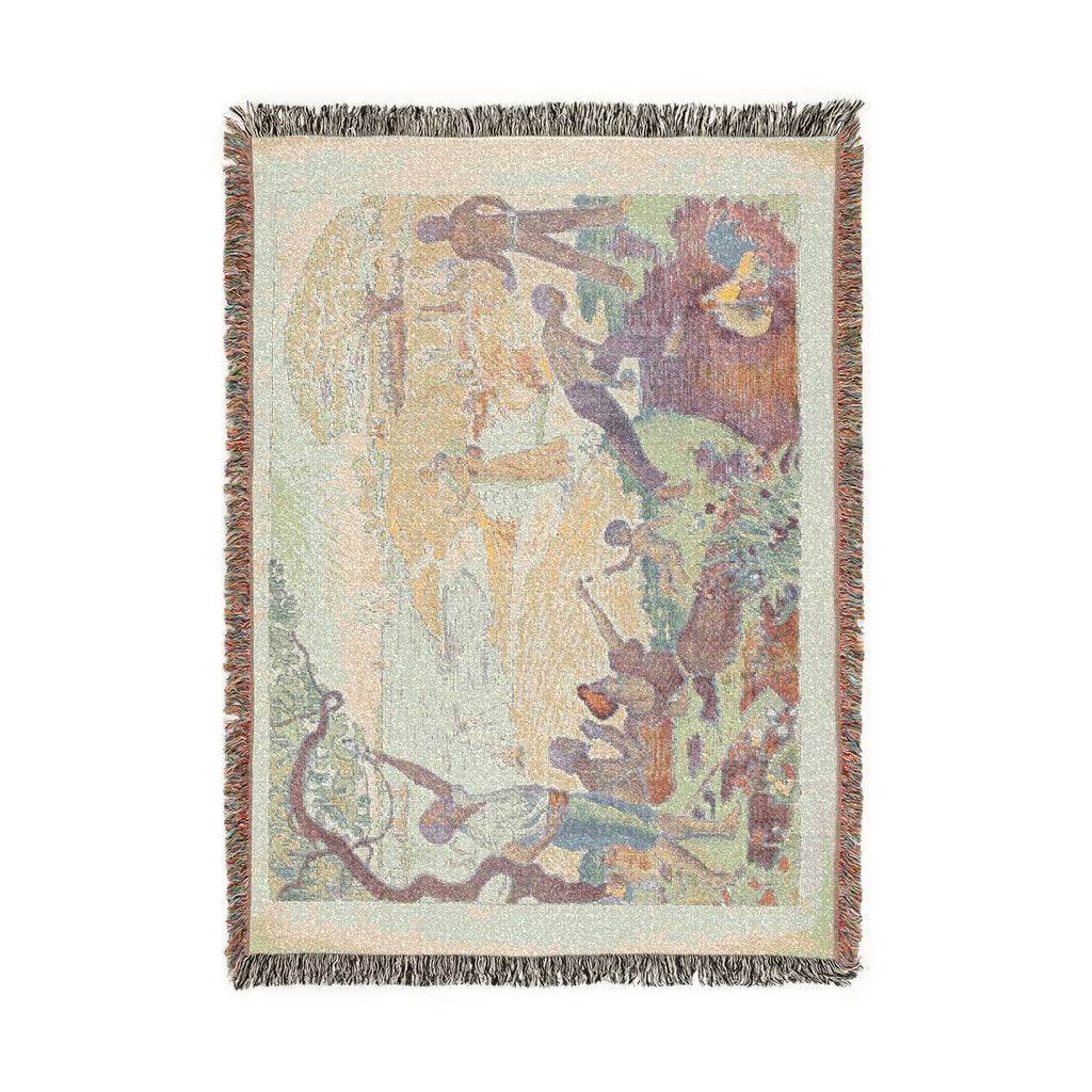 Paul Signac - In Times of Harmony | Woven Tapestry Blanket