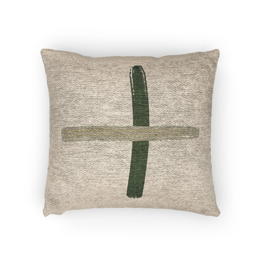 Grove Crossed Strokes Woven Pillow
