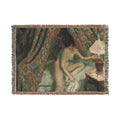 Hilaire Germain Edgar Degas - Retiring | Woven Tapestry Blanket