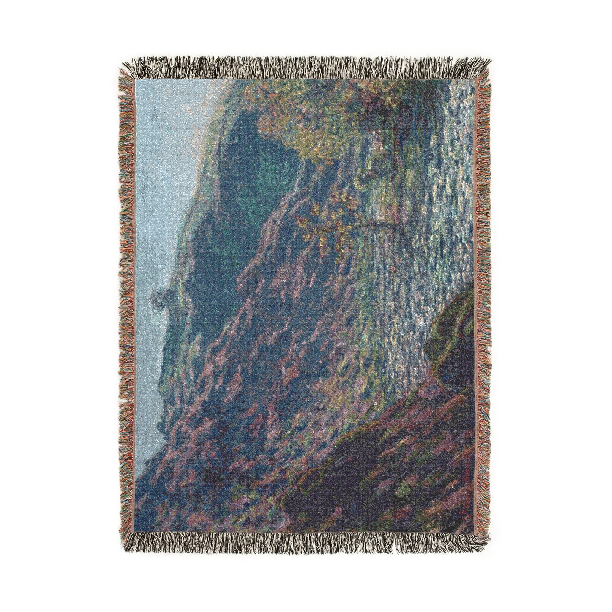 Claude Monet - The Petite Creuse River | Woven Tapestry Blanket
