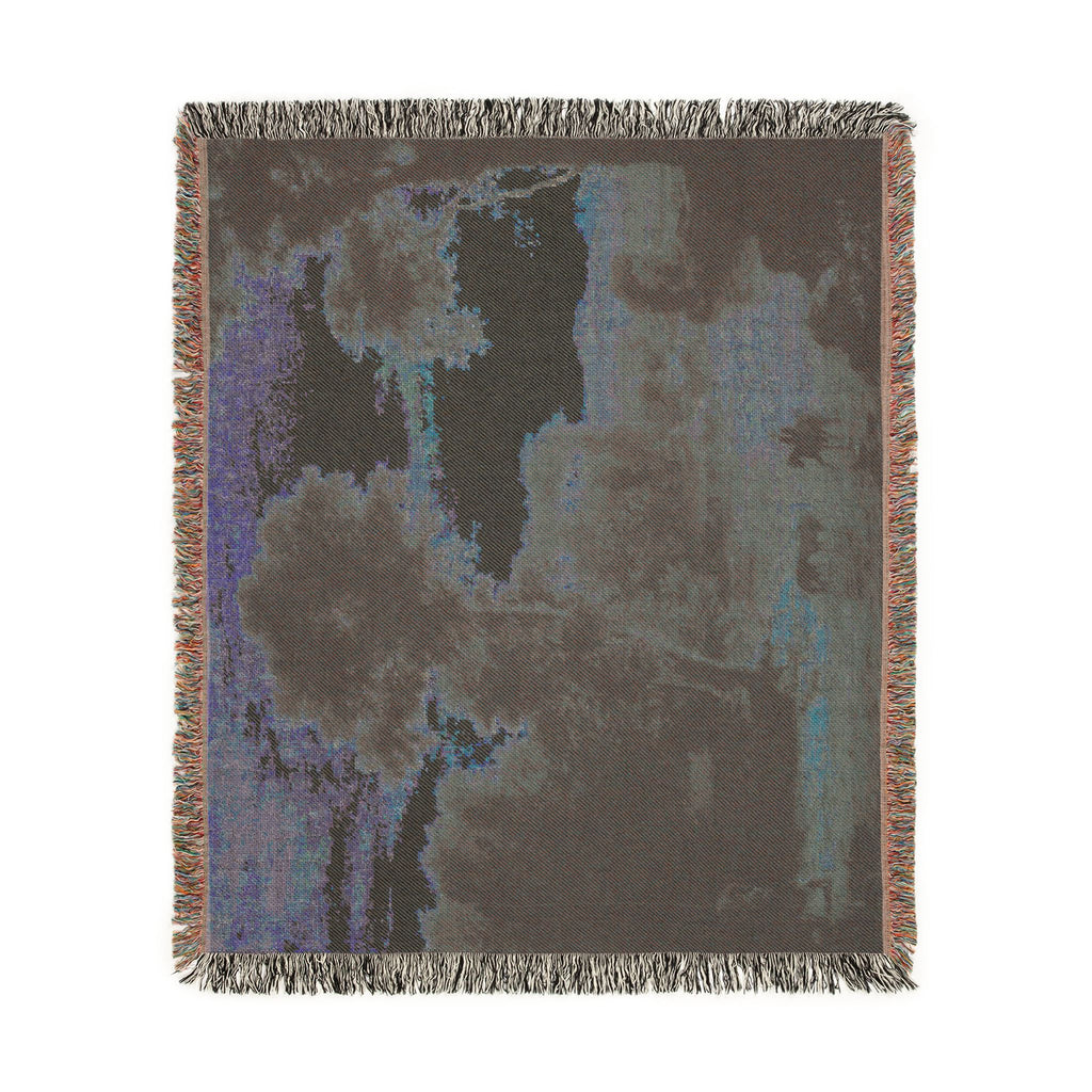 George Inness - Crossing the Ford | Woven Tapestry Blanket