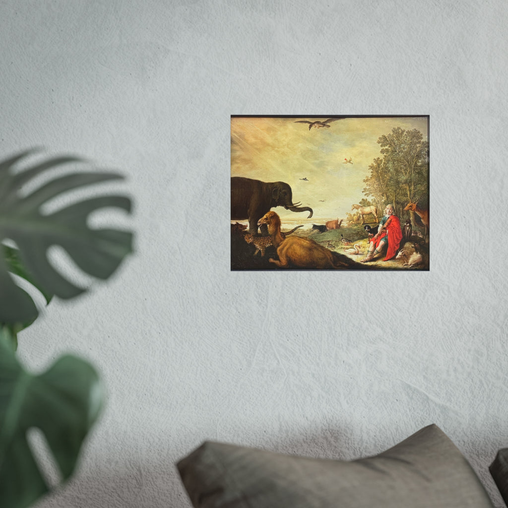 Dessau, Anhaltische Gemäldegalerie, Aelbert Jacobsz. Cuyp, Orpheus und die Tiere | Fine Art Poster