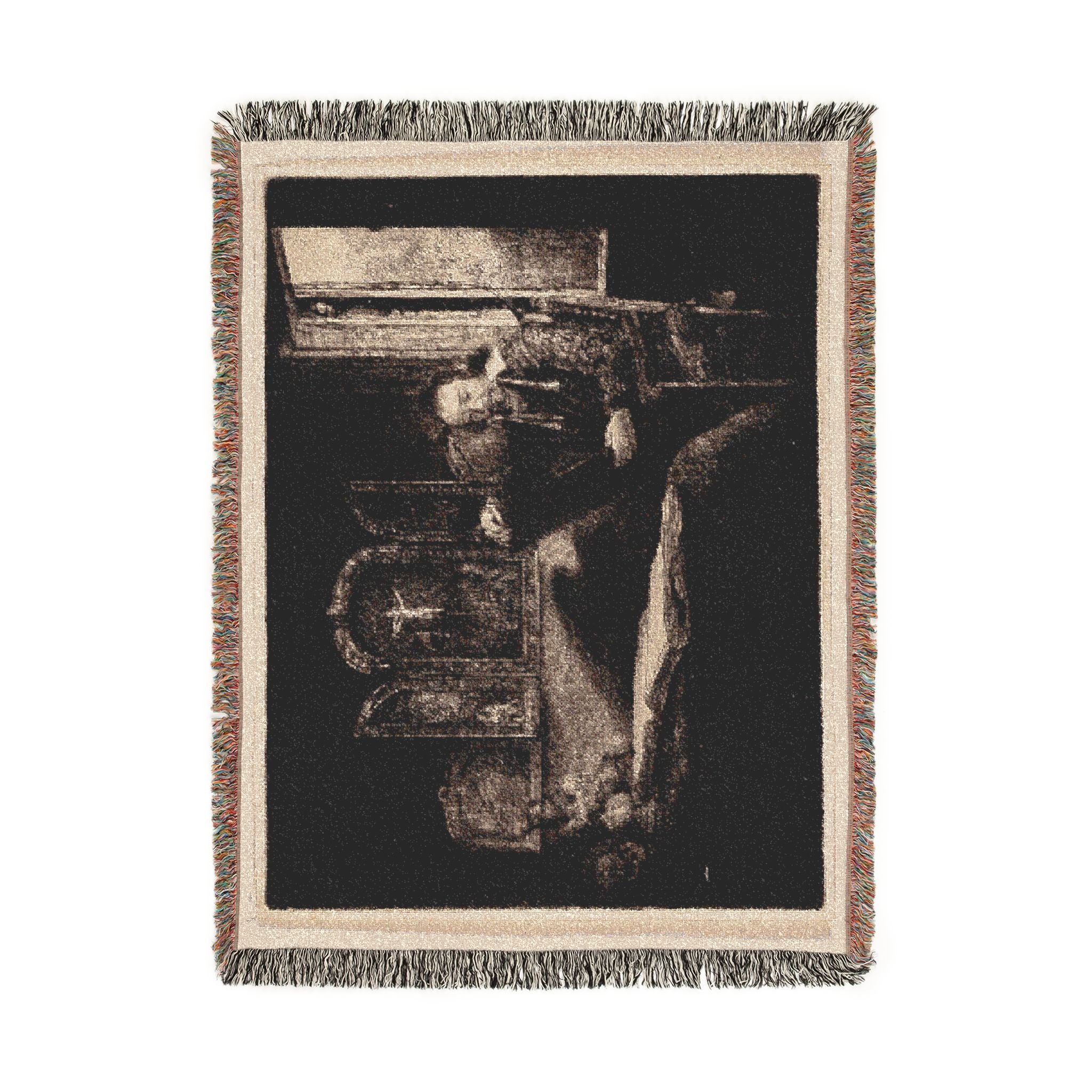 Rembrandt van Rijn - Abraham Francen, Apothecary | Woven Tapestry Blanket