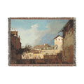 Follower of Canaletto - The Terrace | Woven Tapestry Blanket