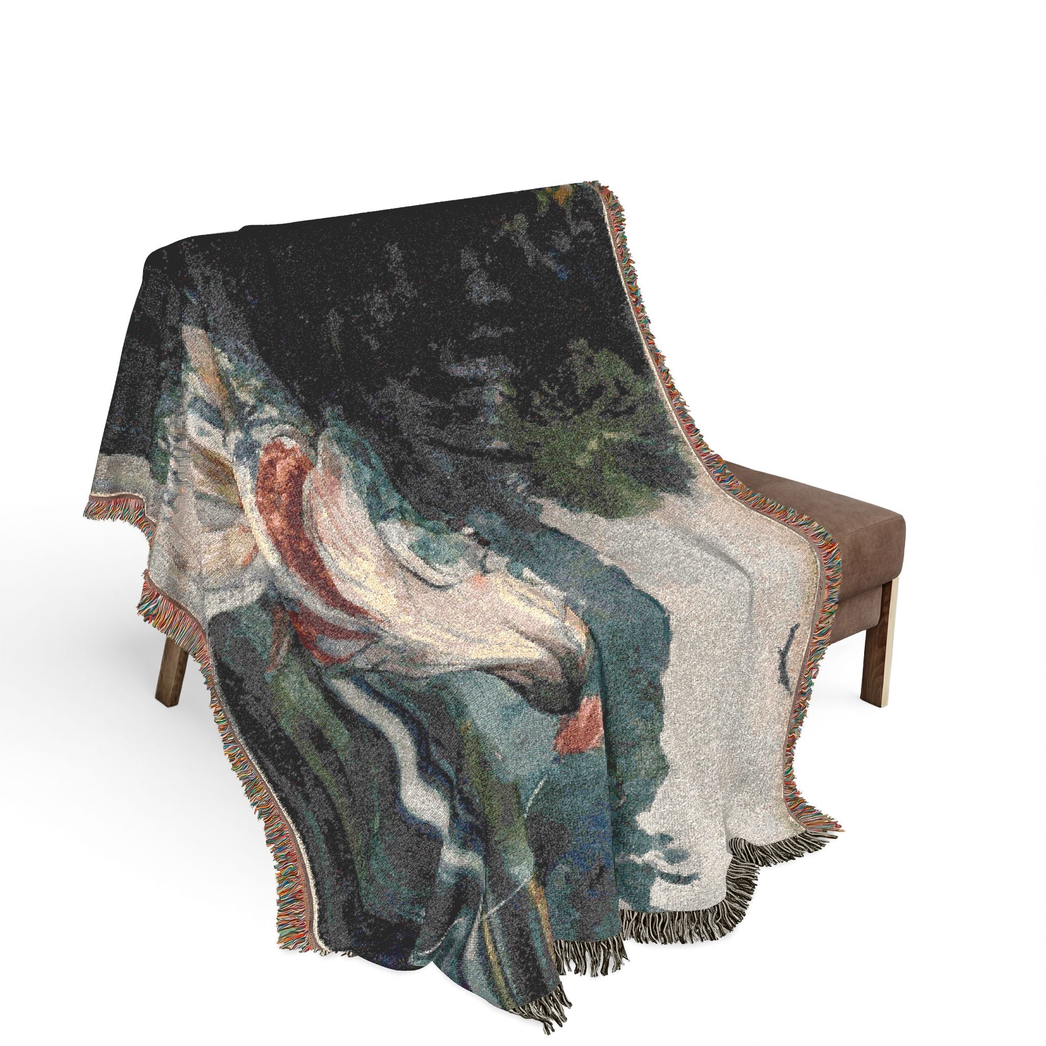 Life-Size Black Bass Winslow Homer Tapestry Blanket