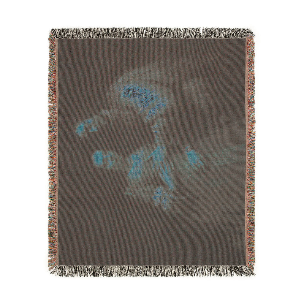 Rembrandt Harmensz. van Rijn - Portret van een paar als oudtestamentische figuren, genaamd 'Het Joodse bruidje' - Google | Woven Tapestry Blanket