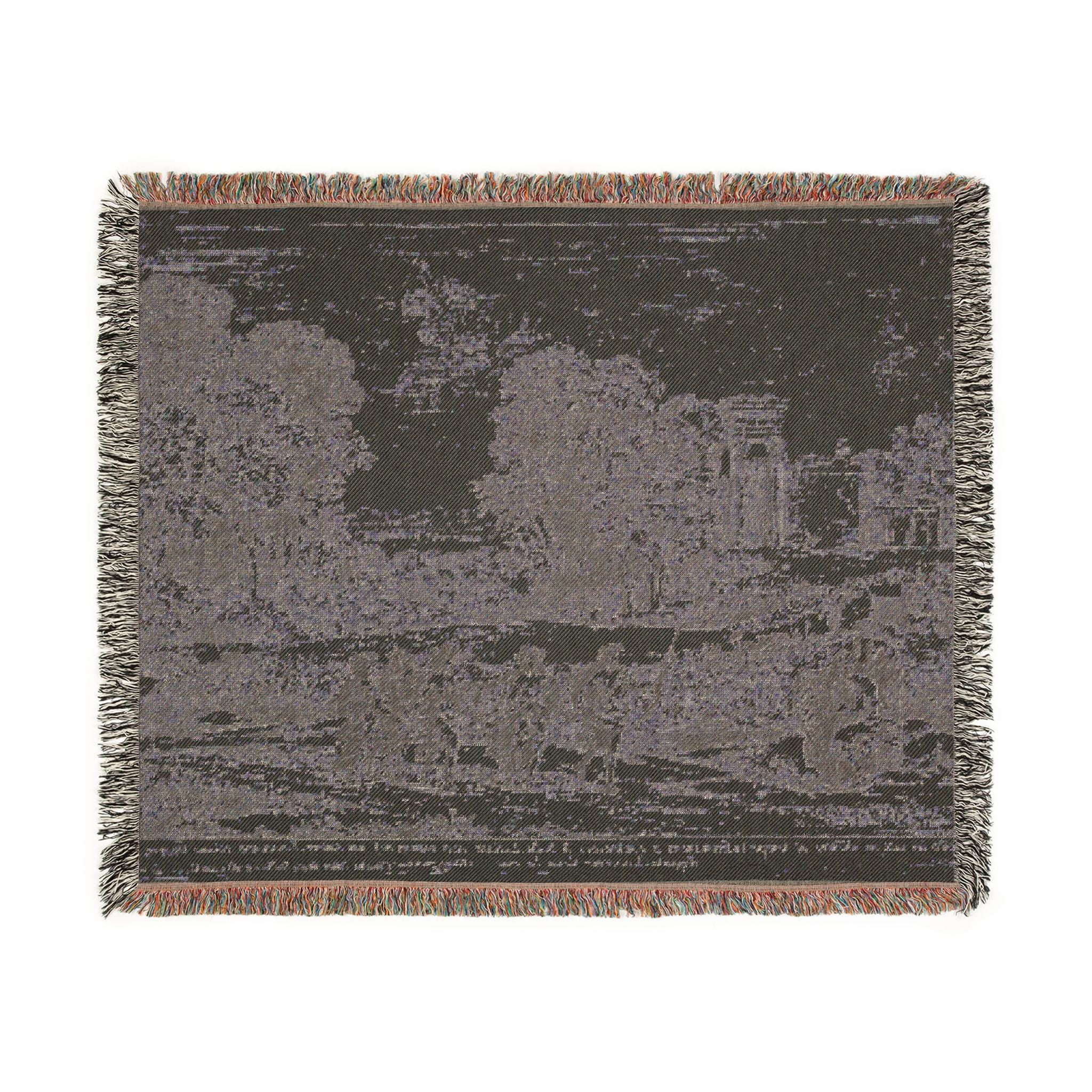 Claude Lorrain - Time, Apollo and the Seasons | Woven Tapestry Blanket