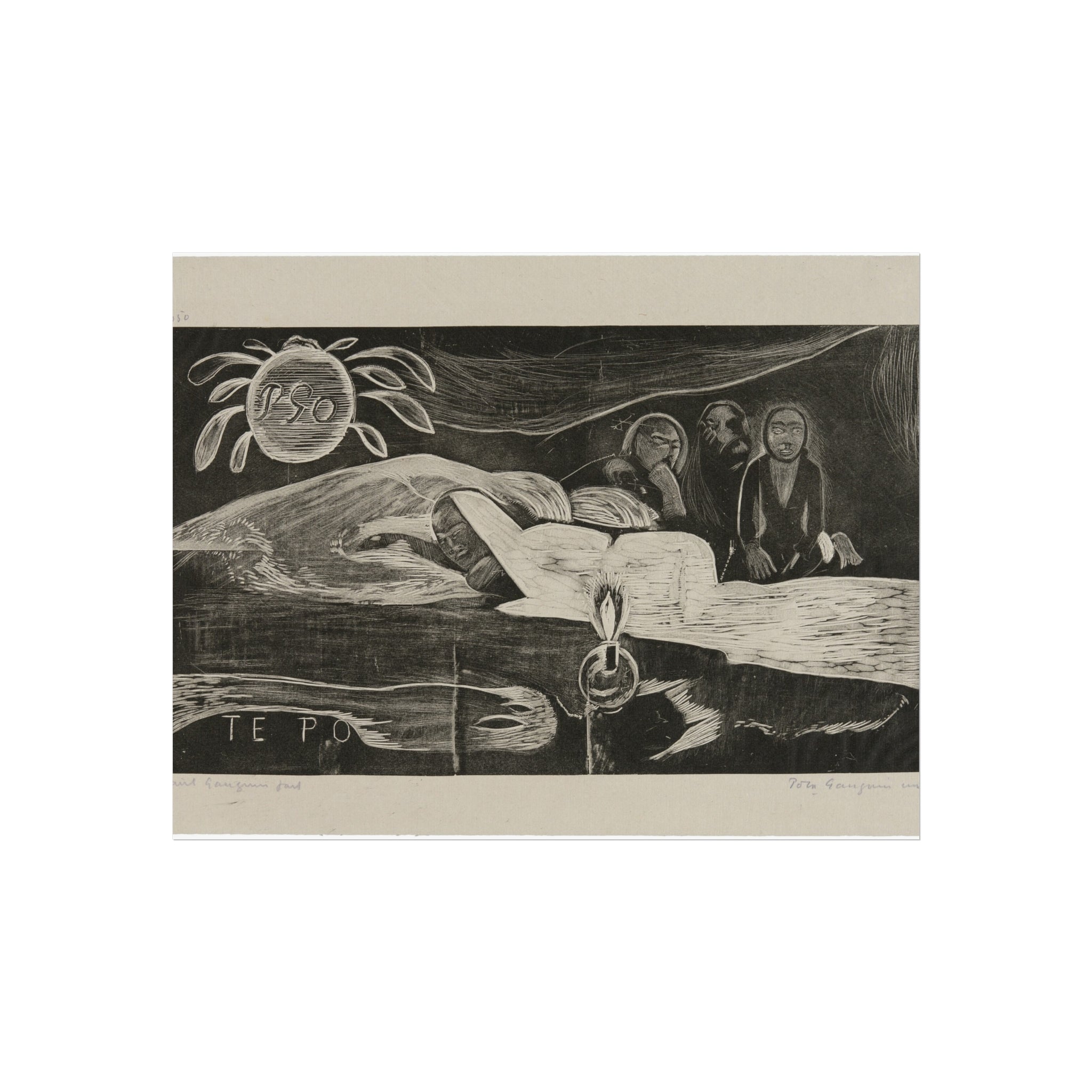 Paul Gauguin - Te po (The Night), from the Noa Noa Suite | Fine Art Poster