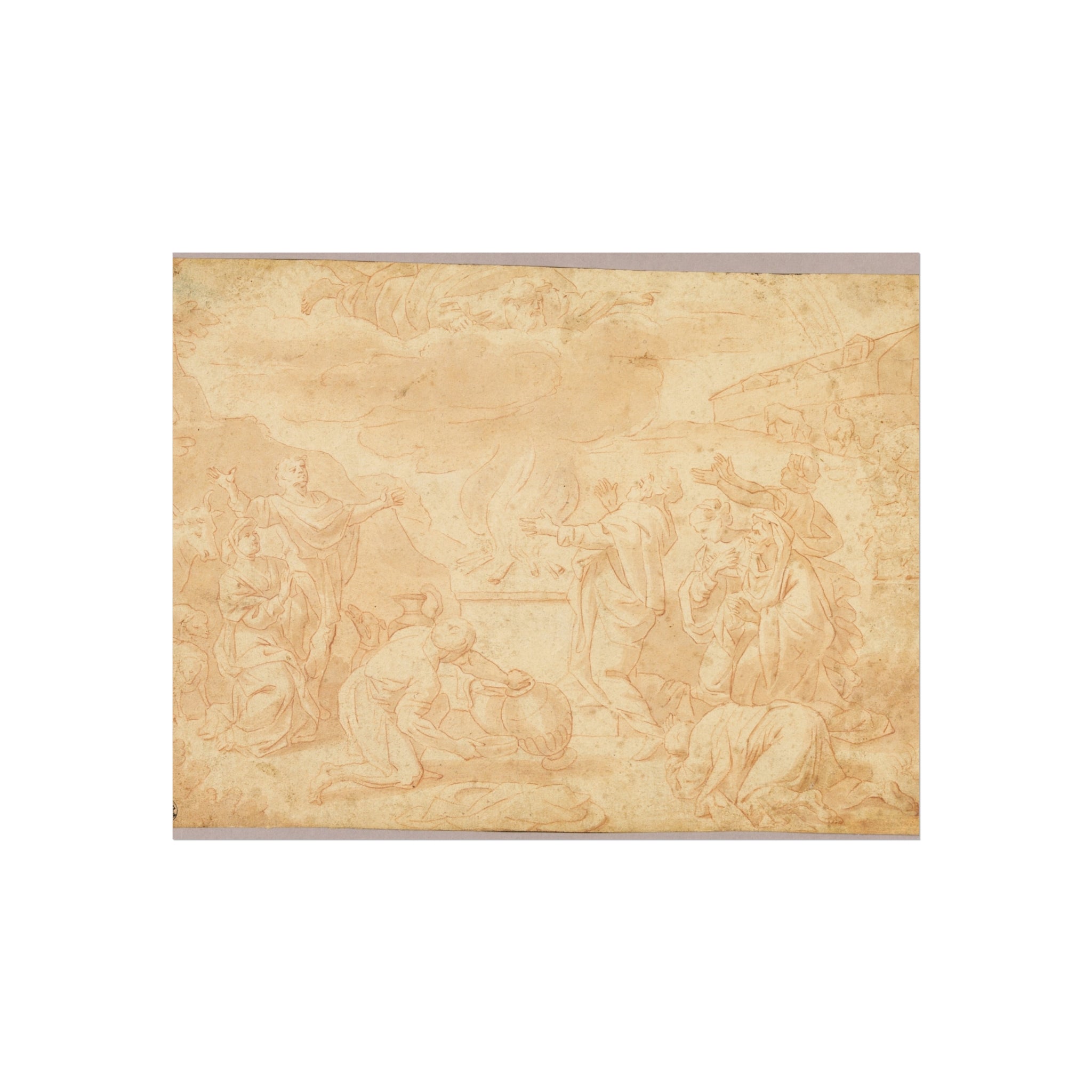 Nicolas Poussin - Noah's Sacrifice | Fine Art Poster