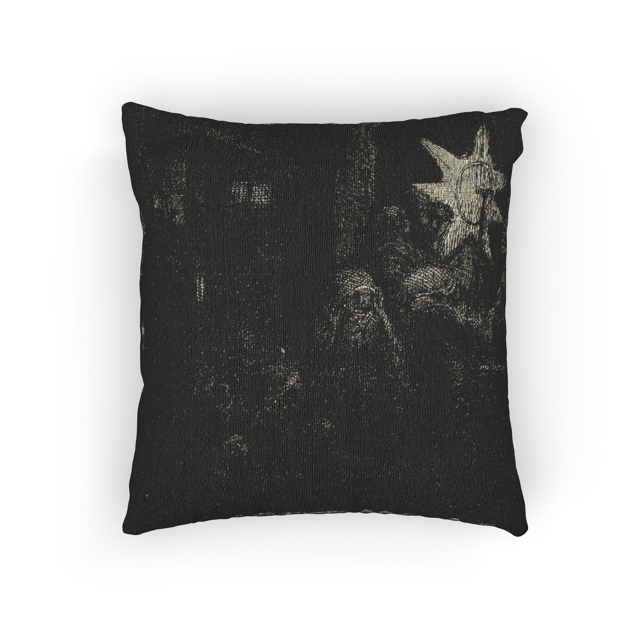 Rembrandt van Rijn - The Star of the Kings A Night Piece | Woven Pillow