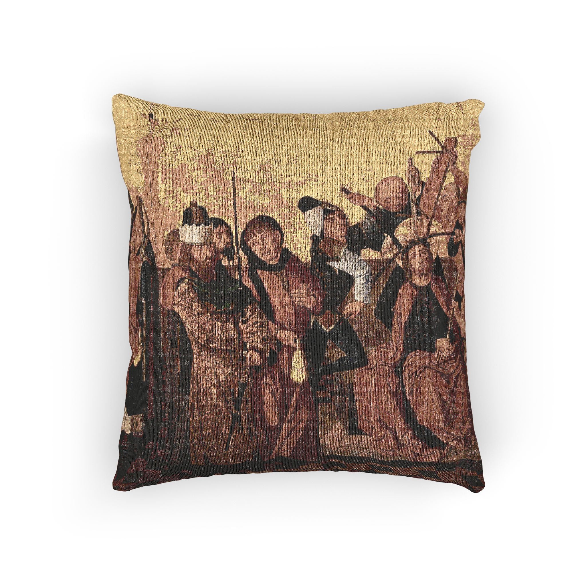 Isenmann, Colmar Altarpiece (Flagellation, Crowning with Thorns) | Woven Pillow