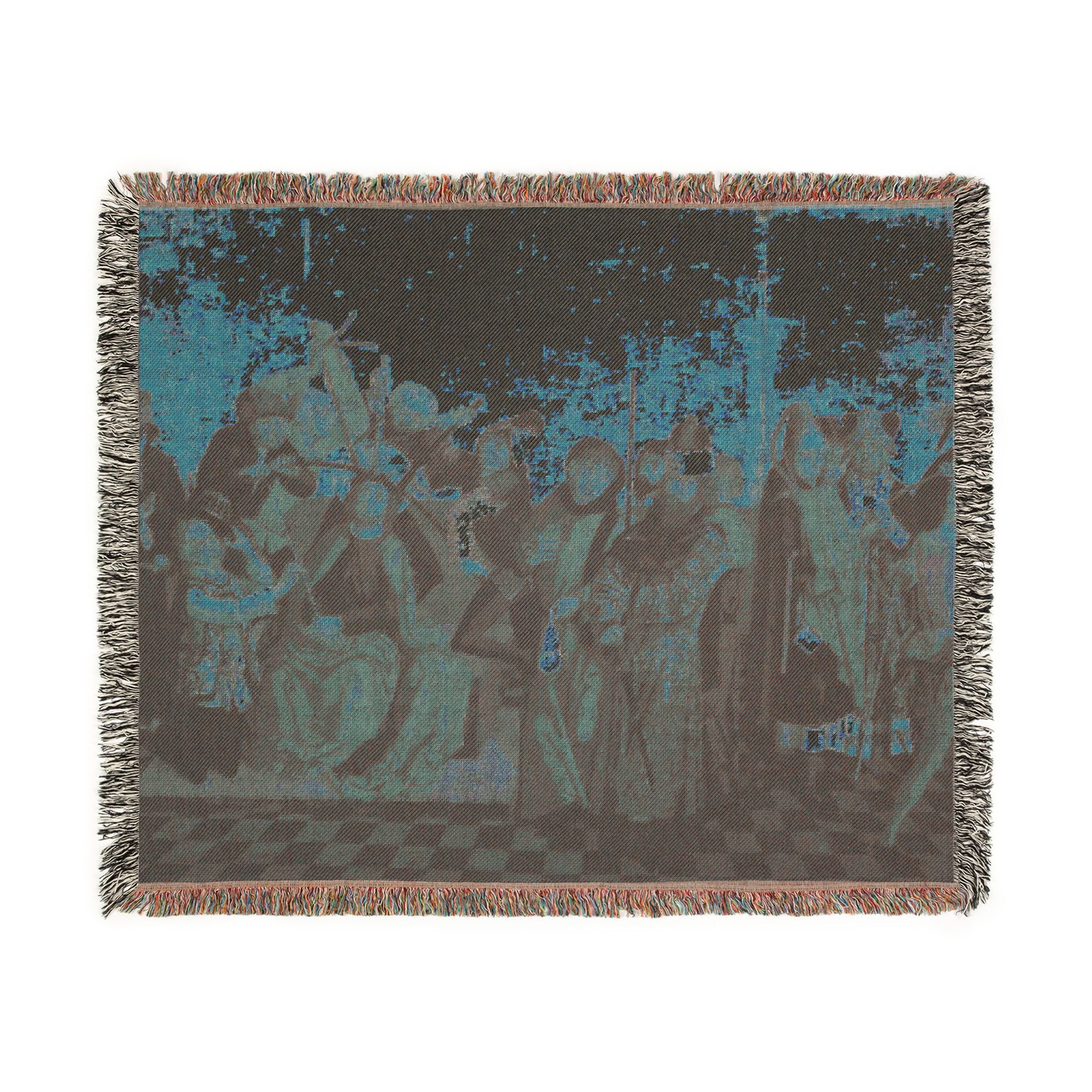 Isenmann, Colmar Altarpiece (Flagellation, Crowning with Thorns) | Woven Tapestry Blanket