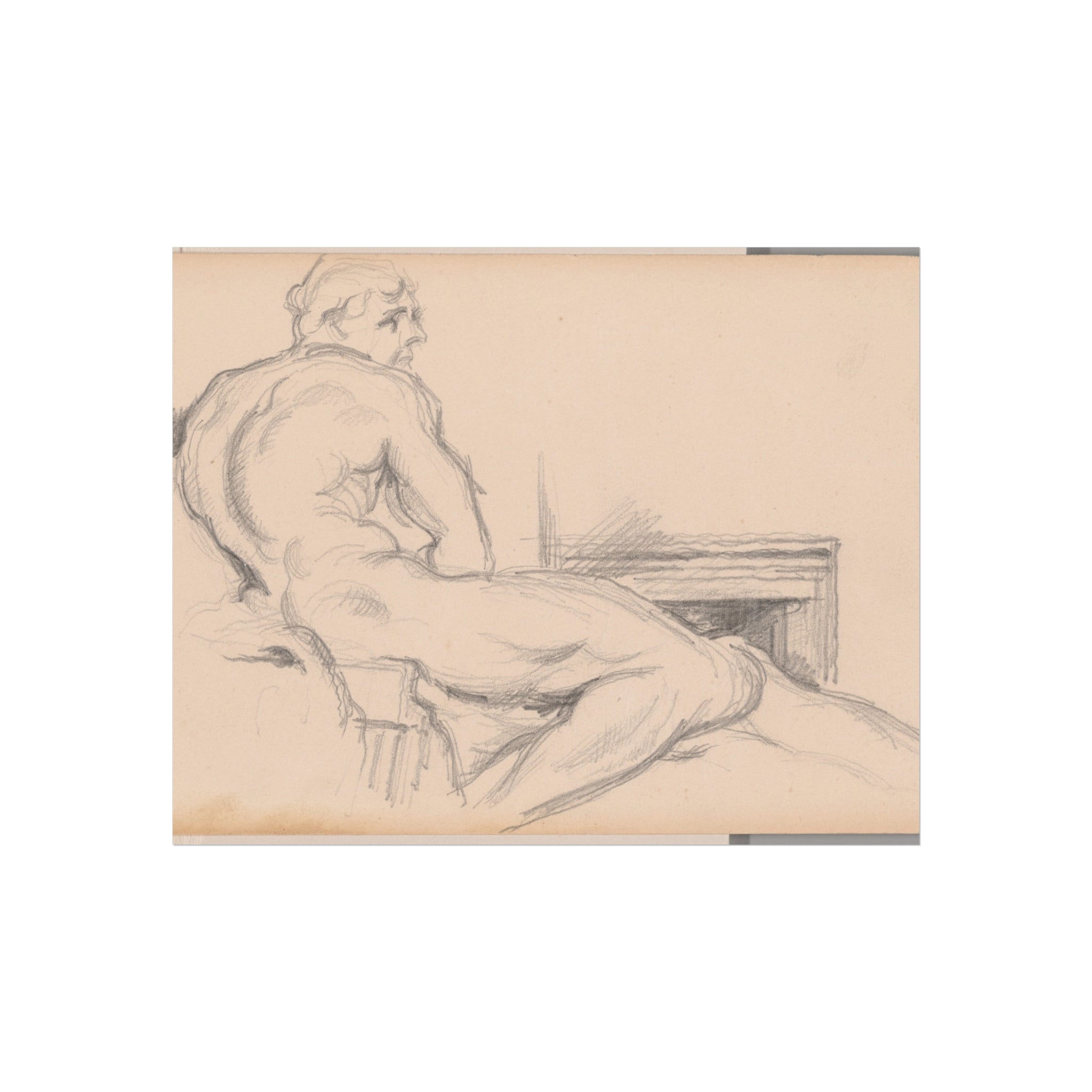 Hercules Resting Paul Cezanne Fine Art Poster