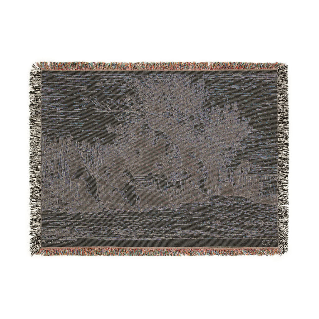 Charles François Daubigny - The Heritage of the Wagon (The Children with the Wagon) | Woven Tapestry Blanket