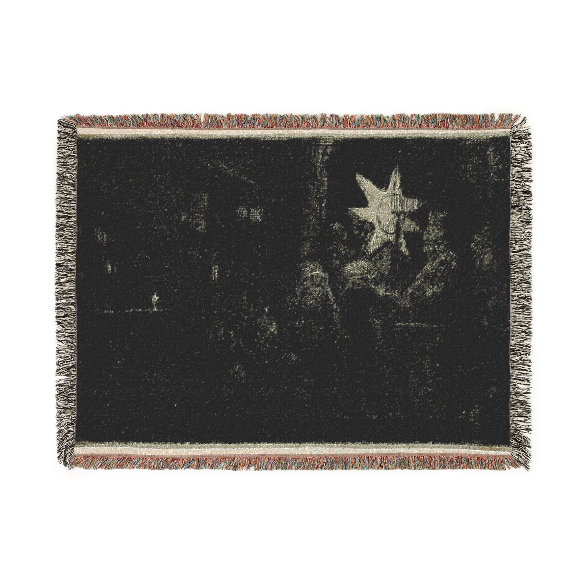 Rembrandt van Rijn - The Star of the Kings A Night Piece | Woven Tapestry Blanket