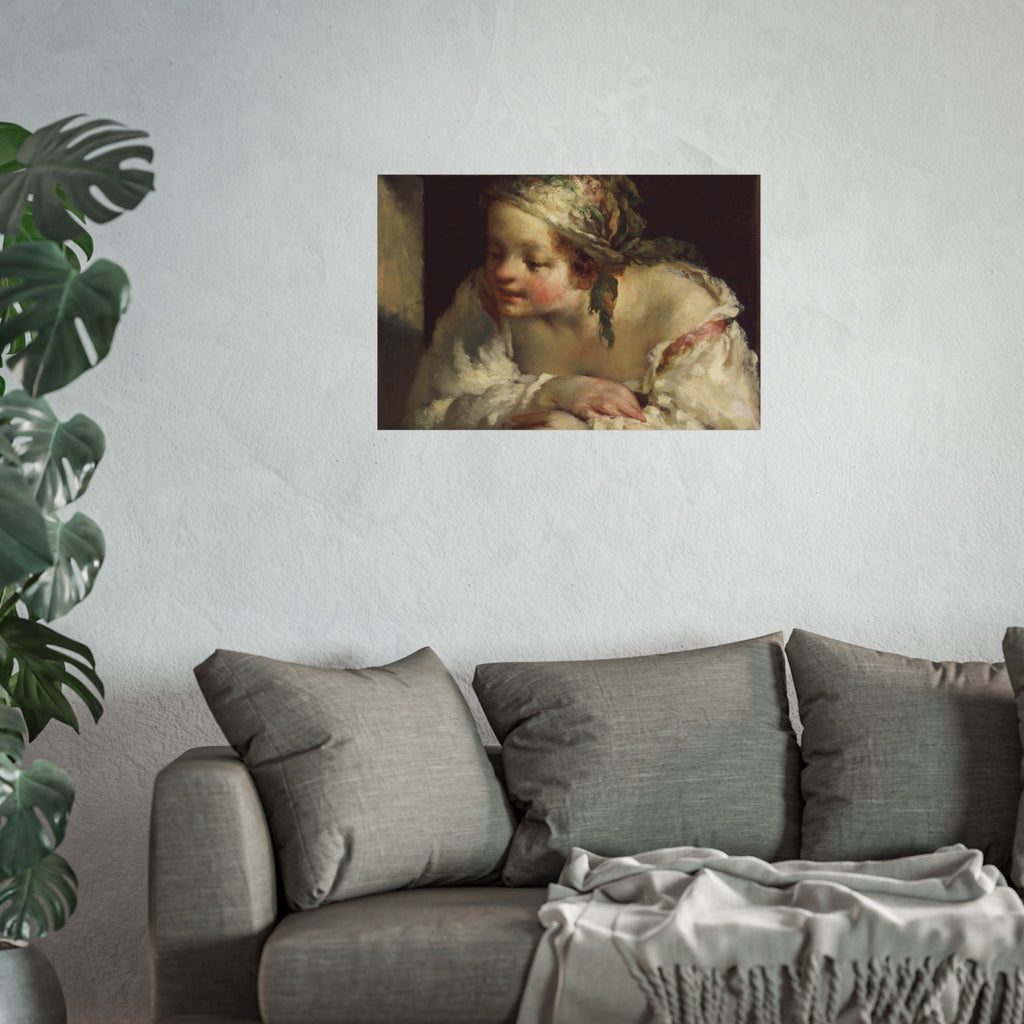 Jean François Millet - Young Woman | Fine Art Poster
