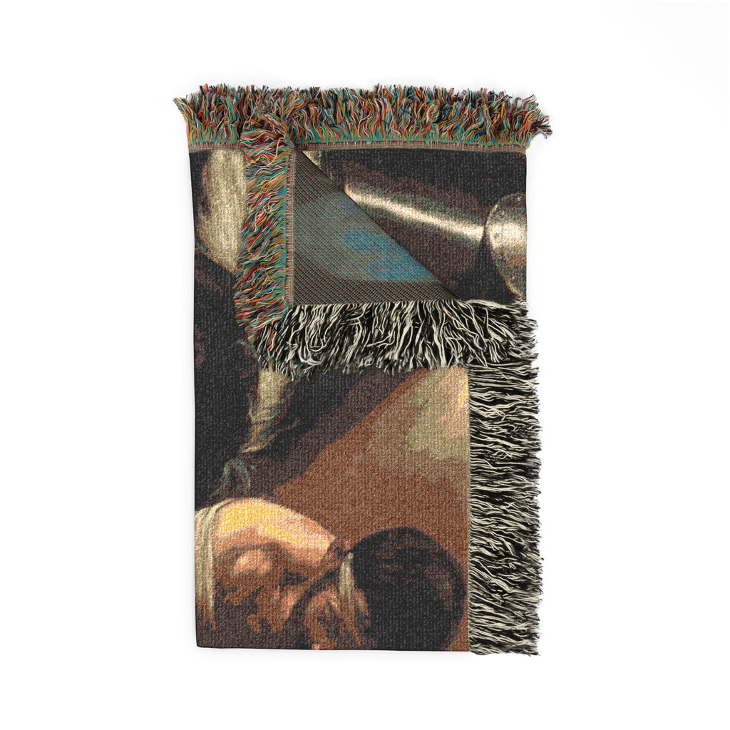 Michelangelo Merisi, called Caravaggio - The Crowning with Thorns - Google Art Project | Woven Tapestry Blanket