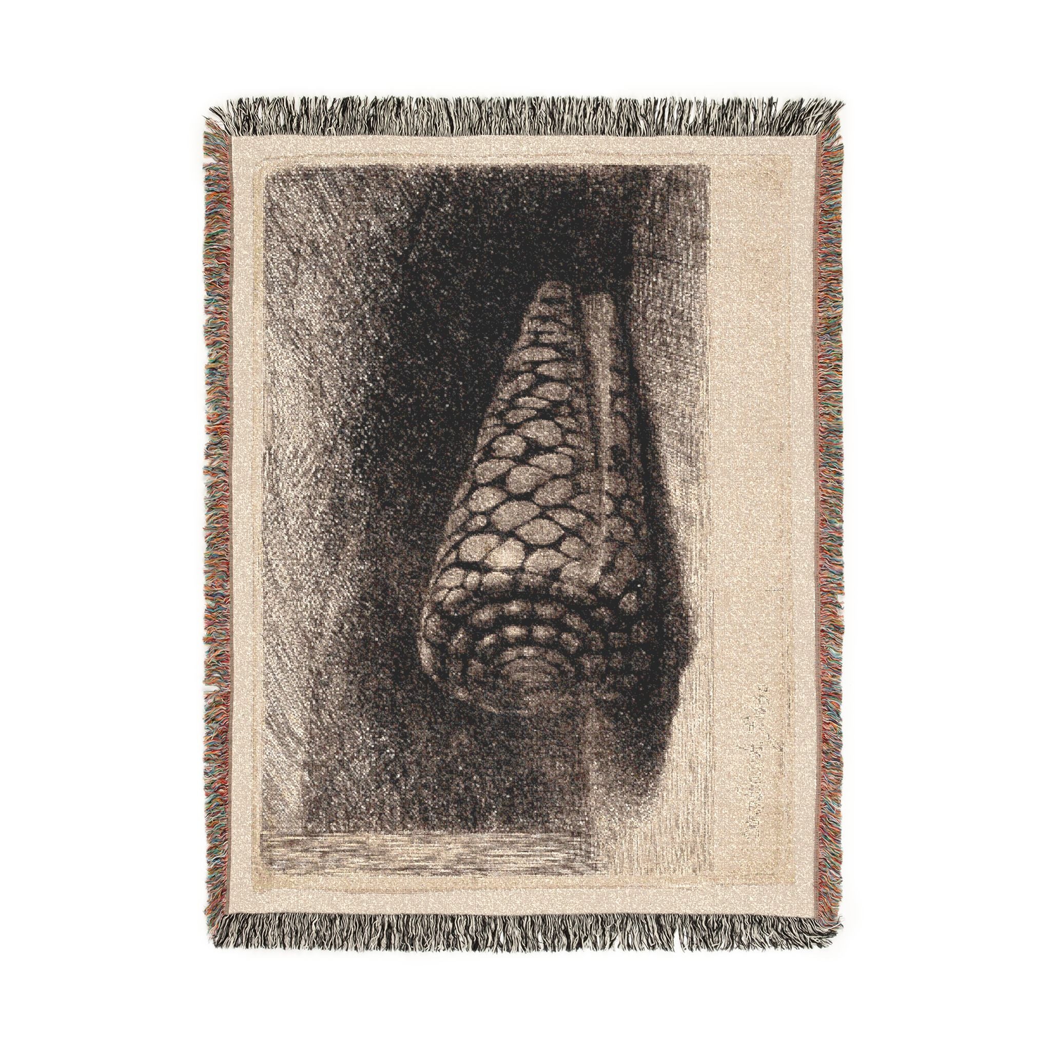 Rembrandt van Rijn - The Shell | Woven Tapestry Blanket