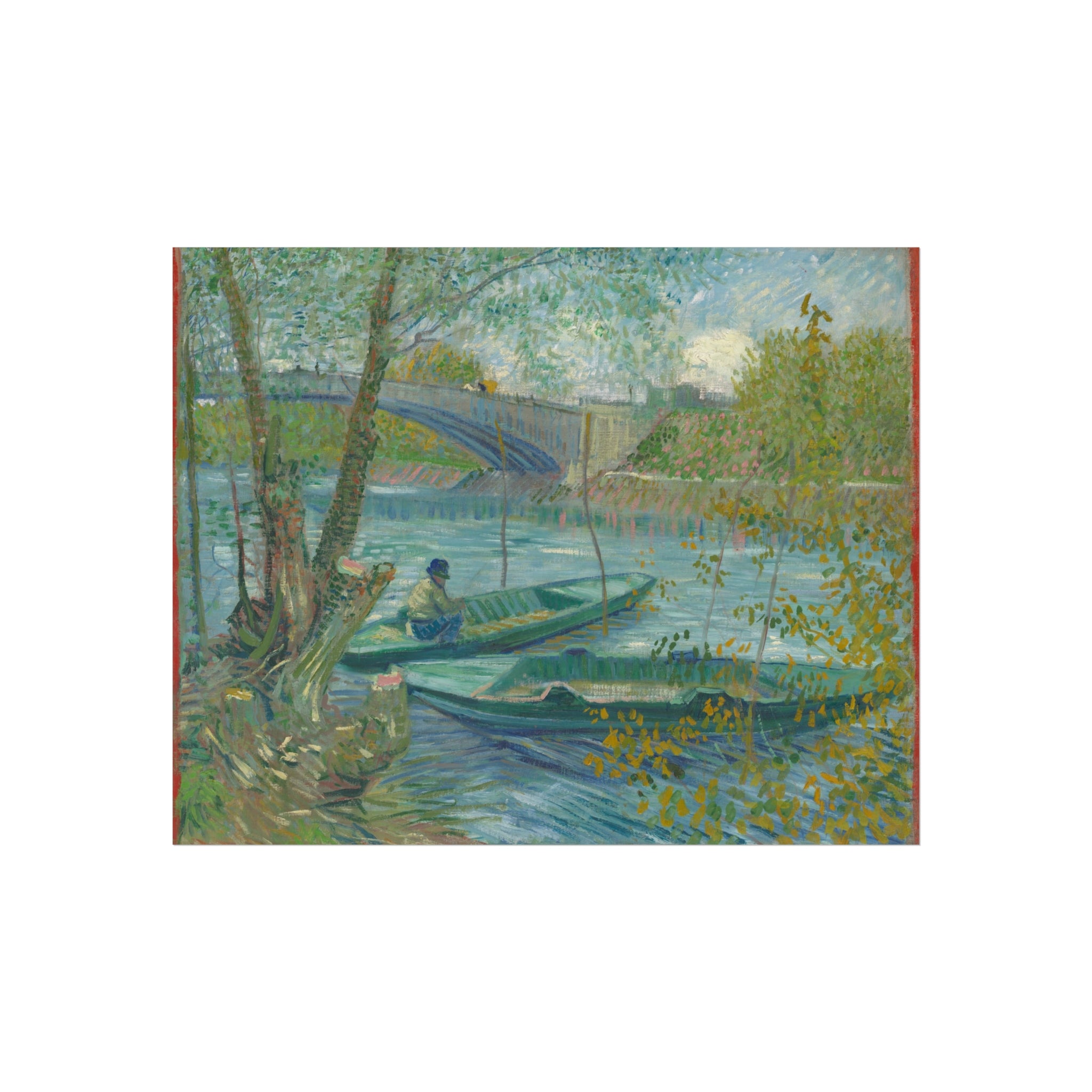 Vincent van Gogh - Fishing in Spring, the Pont de Clichy | Fine Art Poster