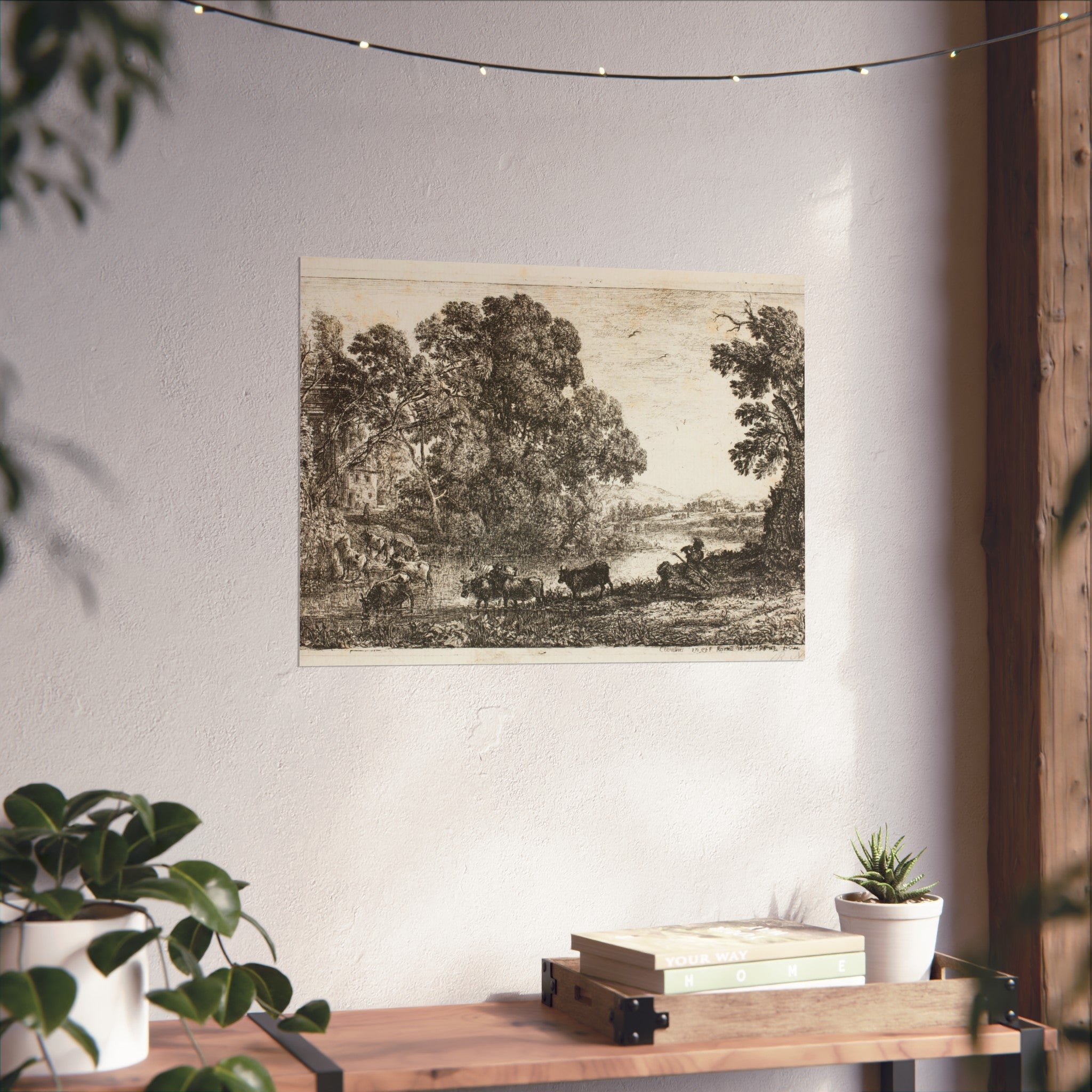 Claude Lorrain - The Cowherd | Fine Art Poster