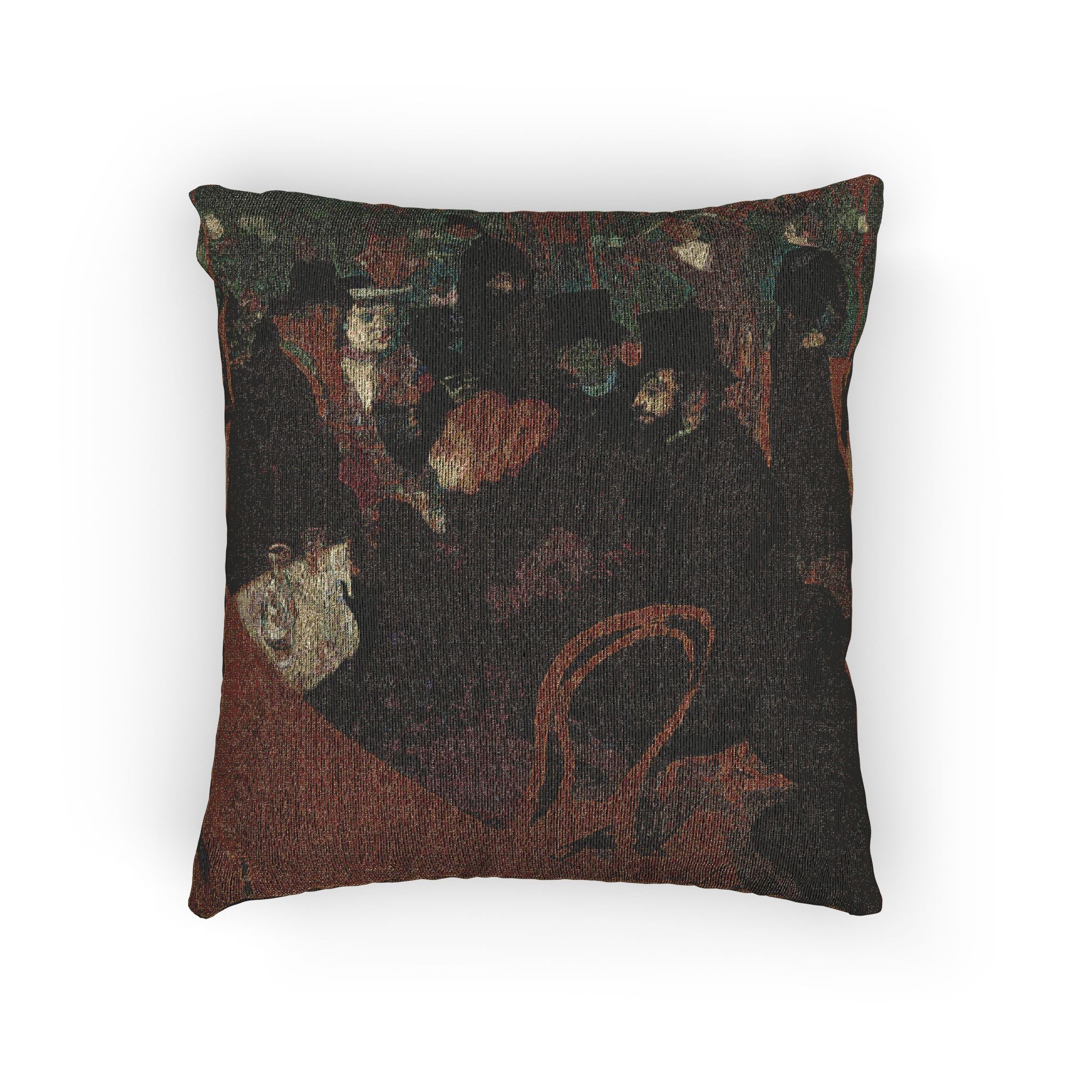 Henri de Toulouse-Lautrec - At the Moulin Rouge | Woven Pillow