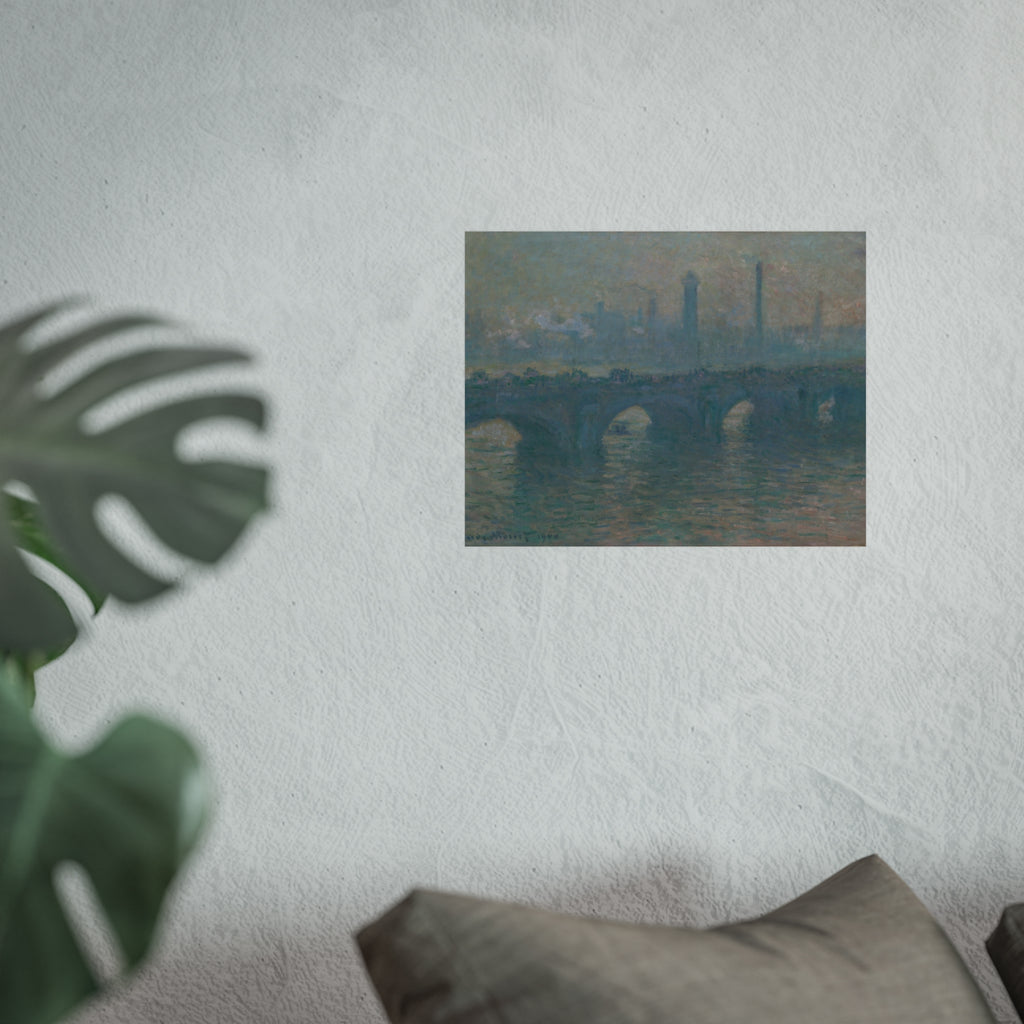 Claude Monet - Waterloo Bridge, Gray Weather | Fine Art Poster