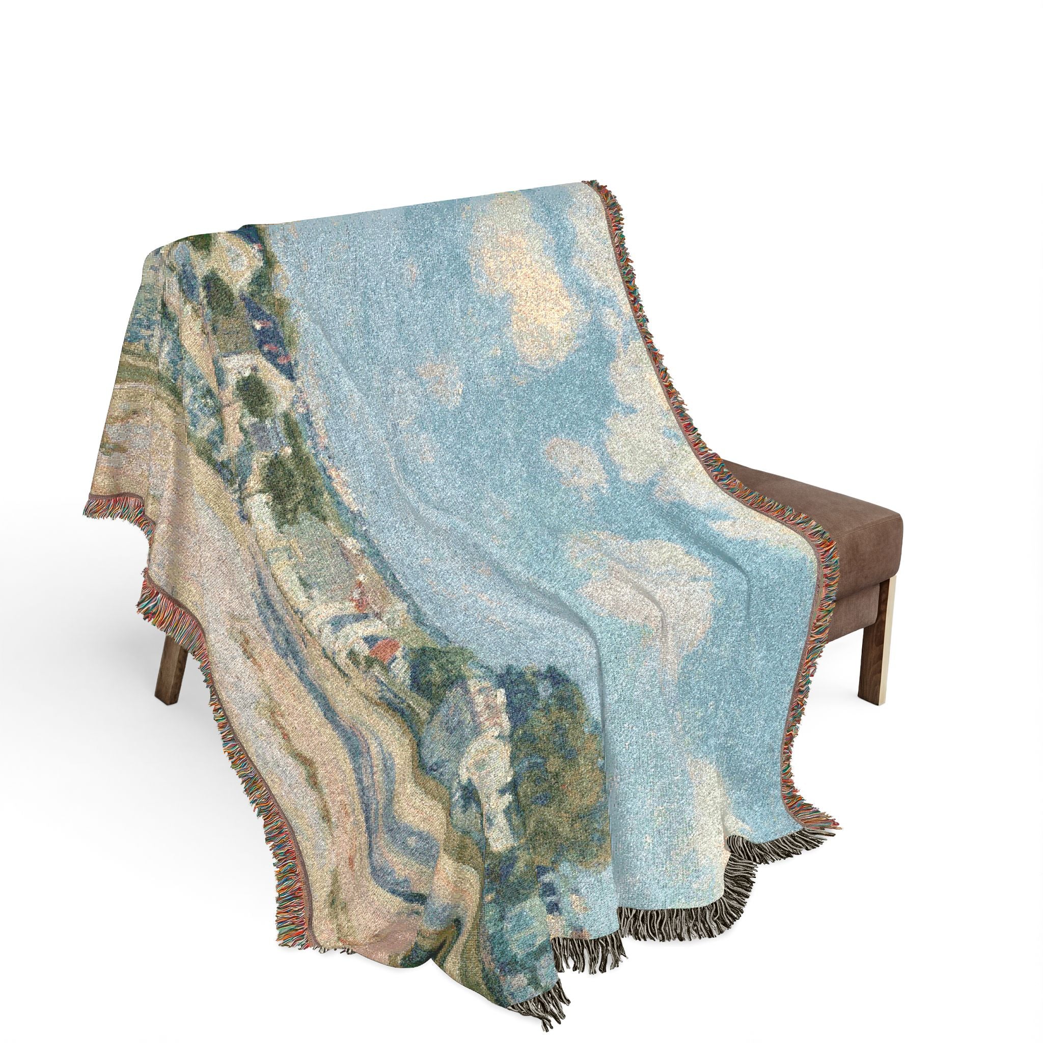Watering Place at Marly Alfred Sisley Tapestry Blanket
